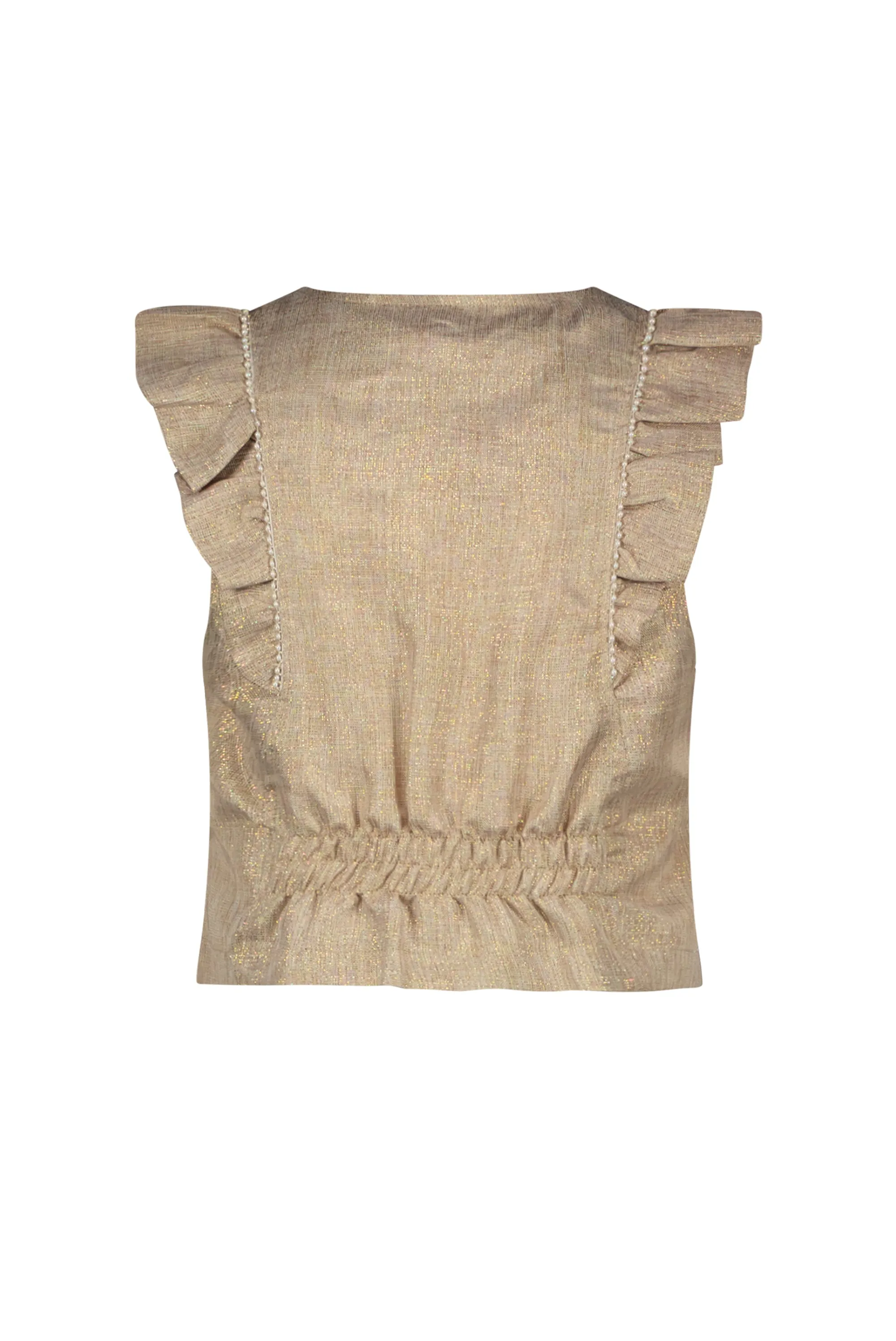 ♥ ELIZE ♥ glitter linen gilet *Fête du Champagne*