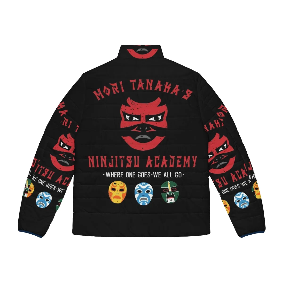 3 Ninjas Ninjitsu School Puffer Jacket | Movie Inspired Martial Arts Apparel