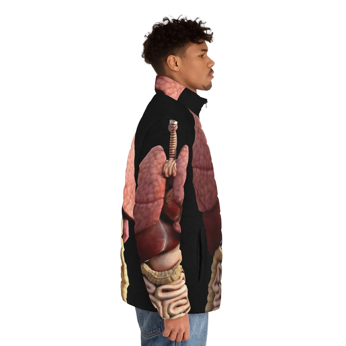 3D Internal Organs Puffer Jacket: A Unique Anatomical Fashion Statement