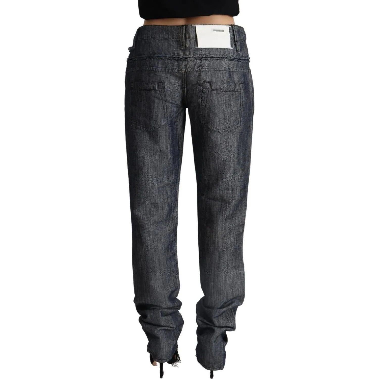 Acht Elegant Mid Waist Straight Cut Denim