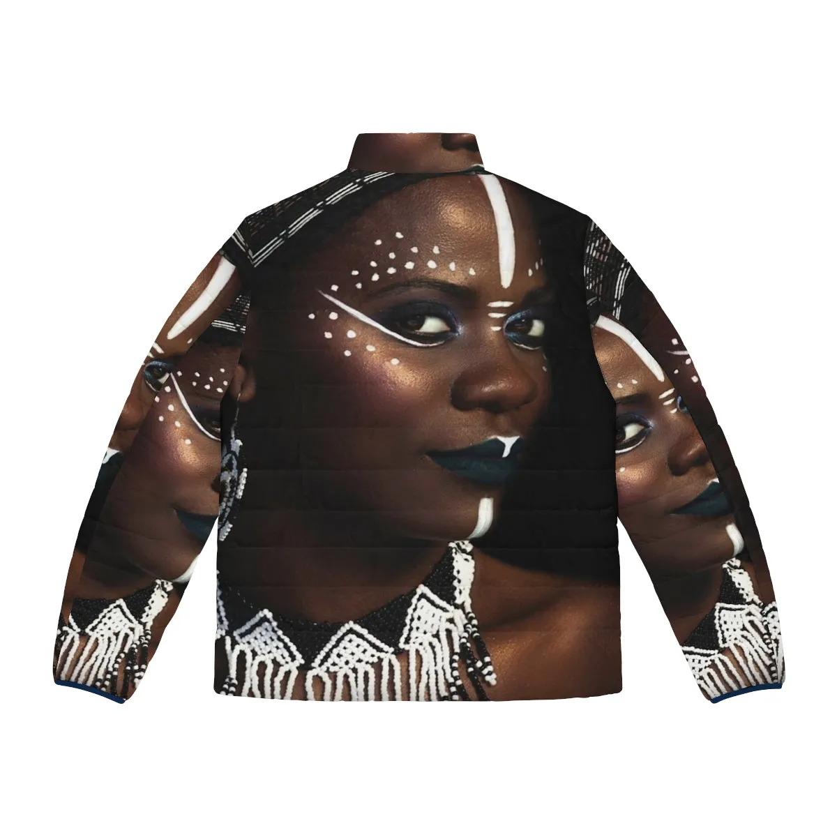 African Queen Puffer Jacket for Women | Tribal Fashion Style