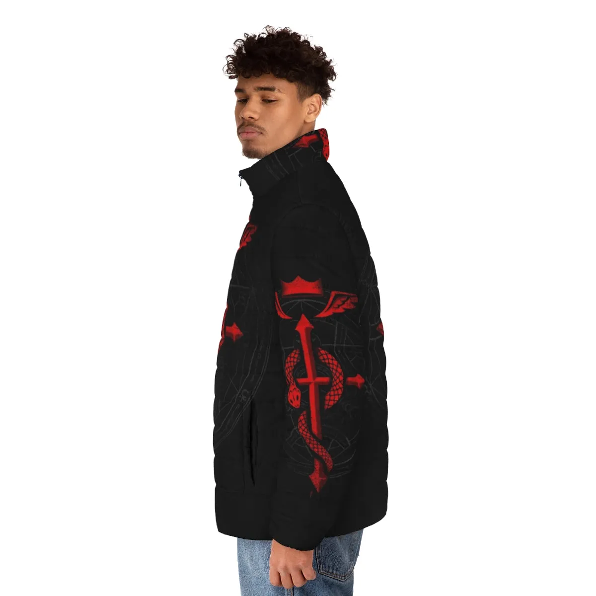 Alchemist Flamel Puffer Jacket - Inspired by Fullmetal Alchemist