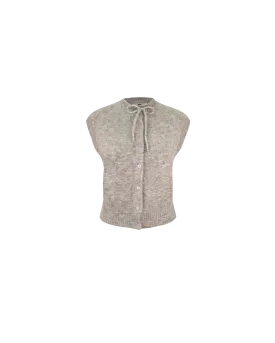 ANNIE VEST GREY MARLE