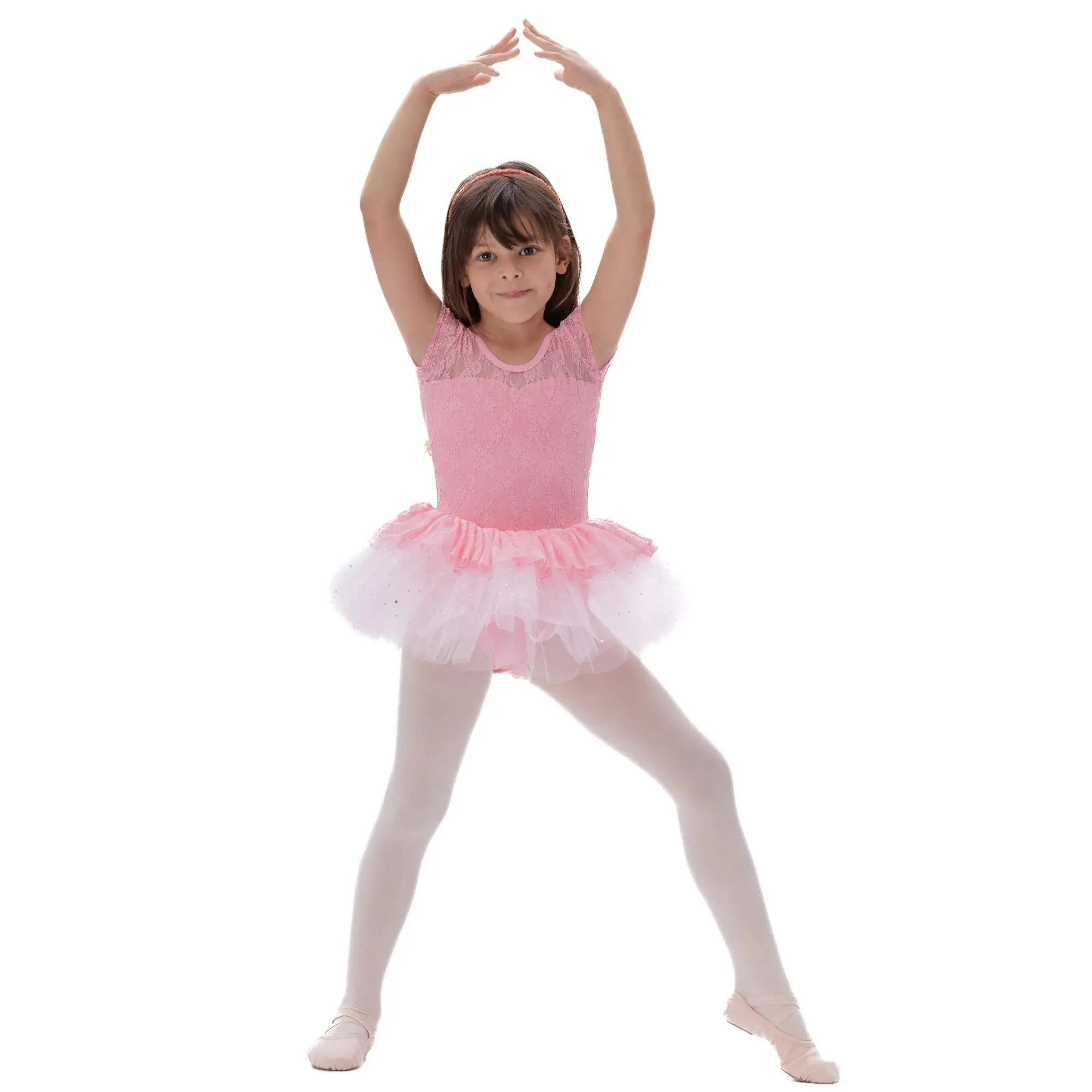 Ballet Performance Tutu Dress with Lace