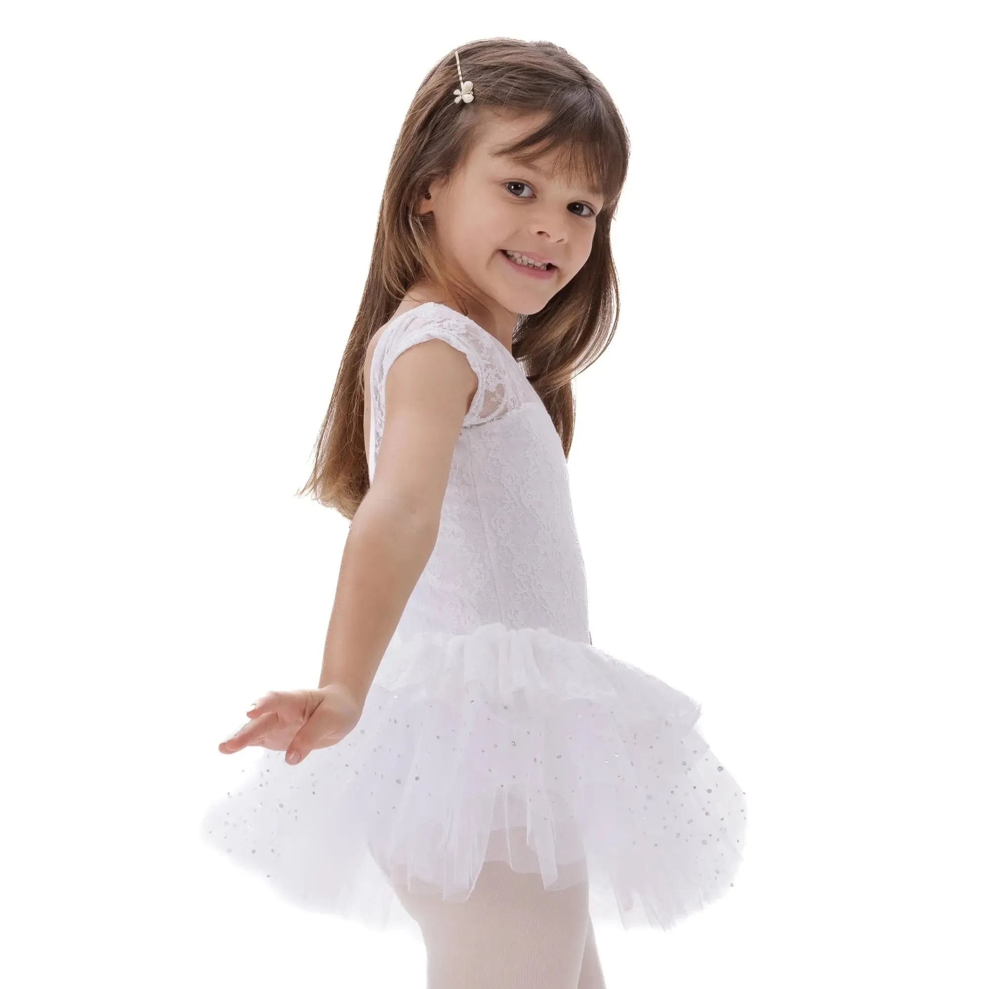 Ballet Performance Tutu Dress with Lace