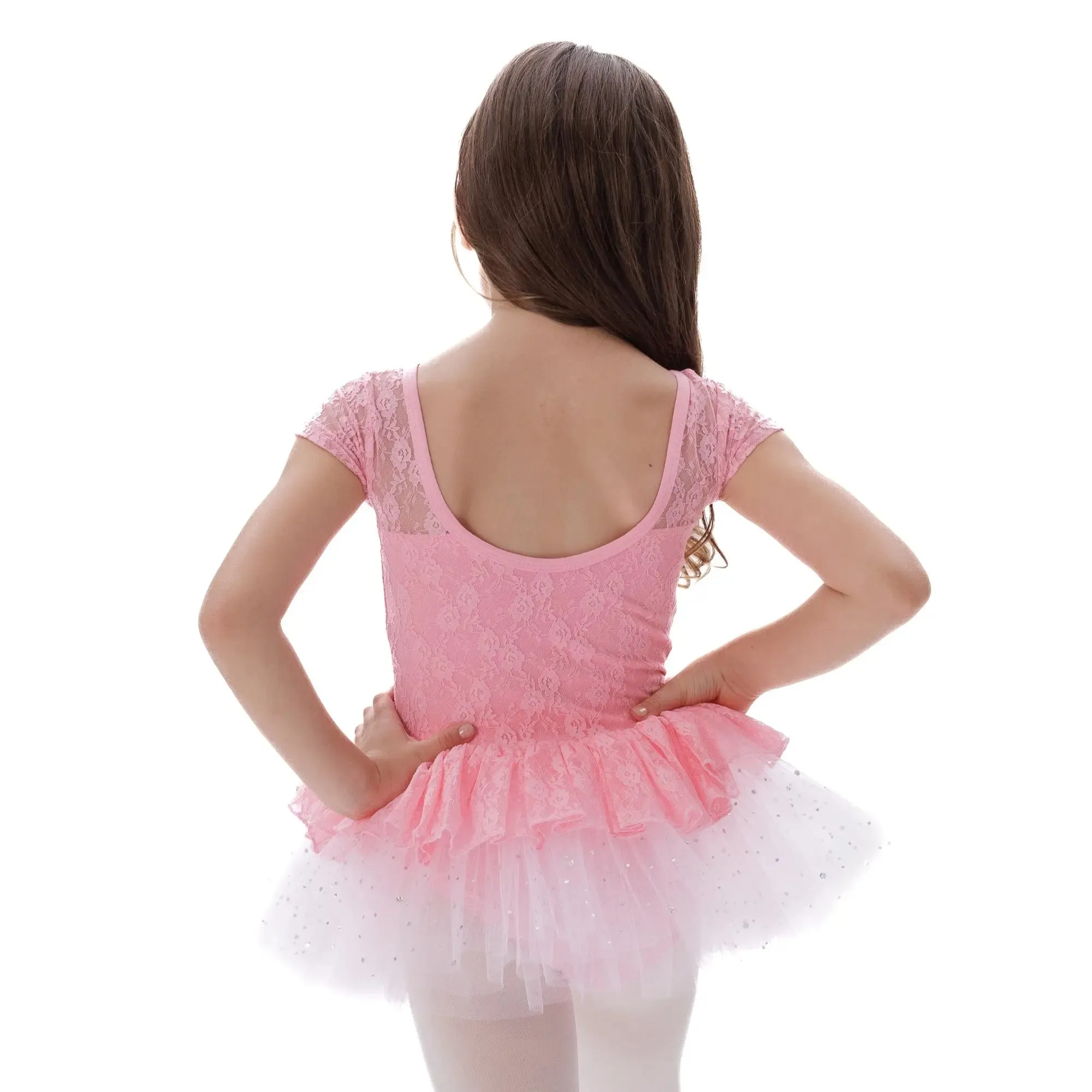 Ballet Performance Tutu Dress with Lace