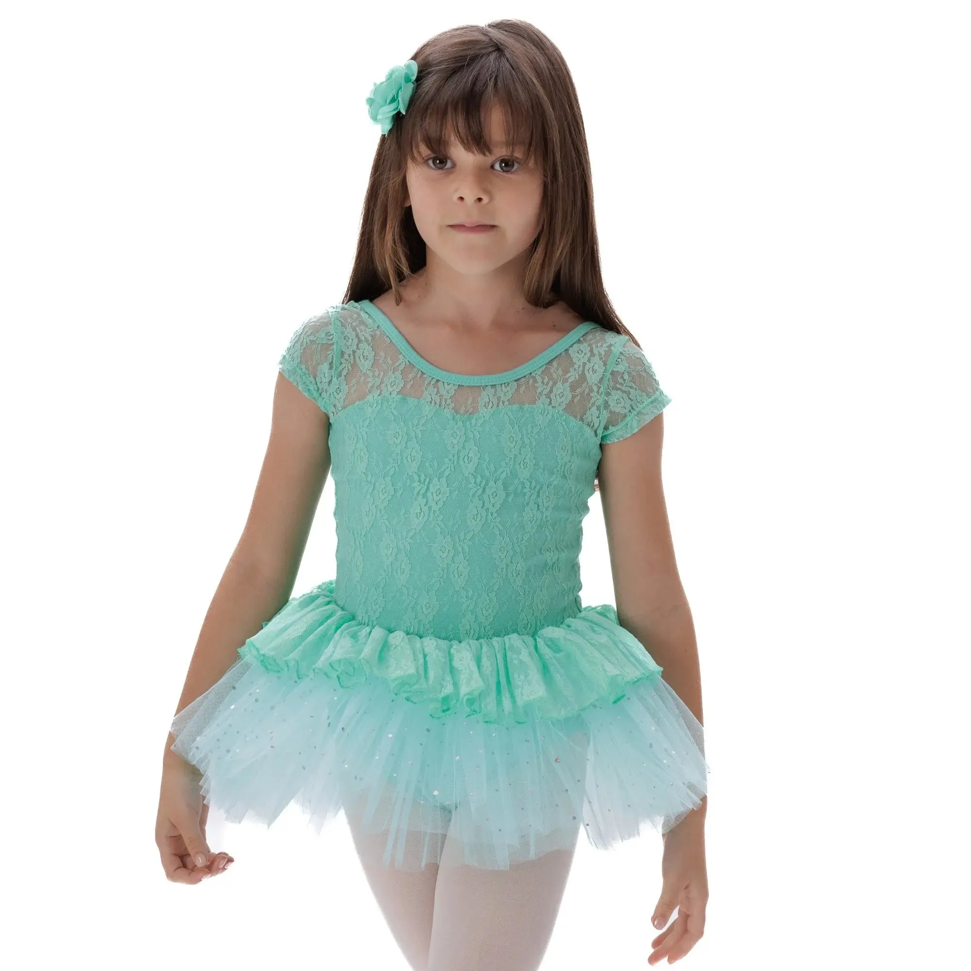 Ballet Performance Tutu Dress with Lace