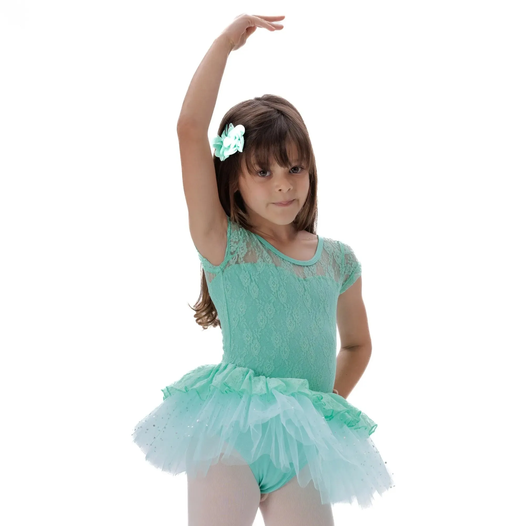 Ballet Performance Tutu Dress with Lace