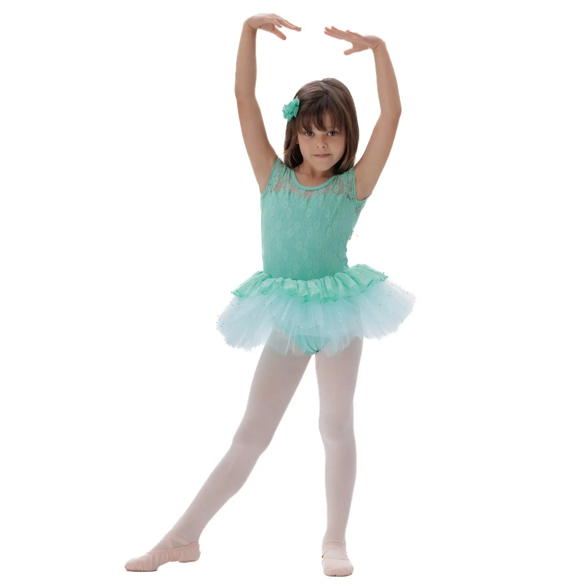 Ballet Performance Tutu Dress with Lace