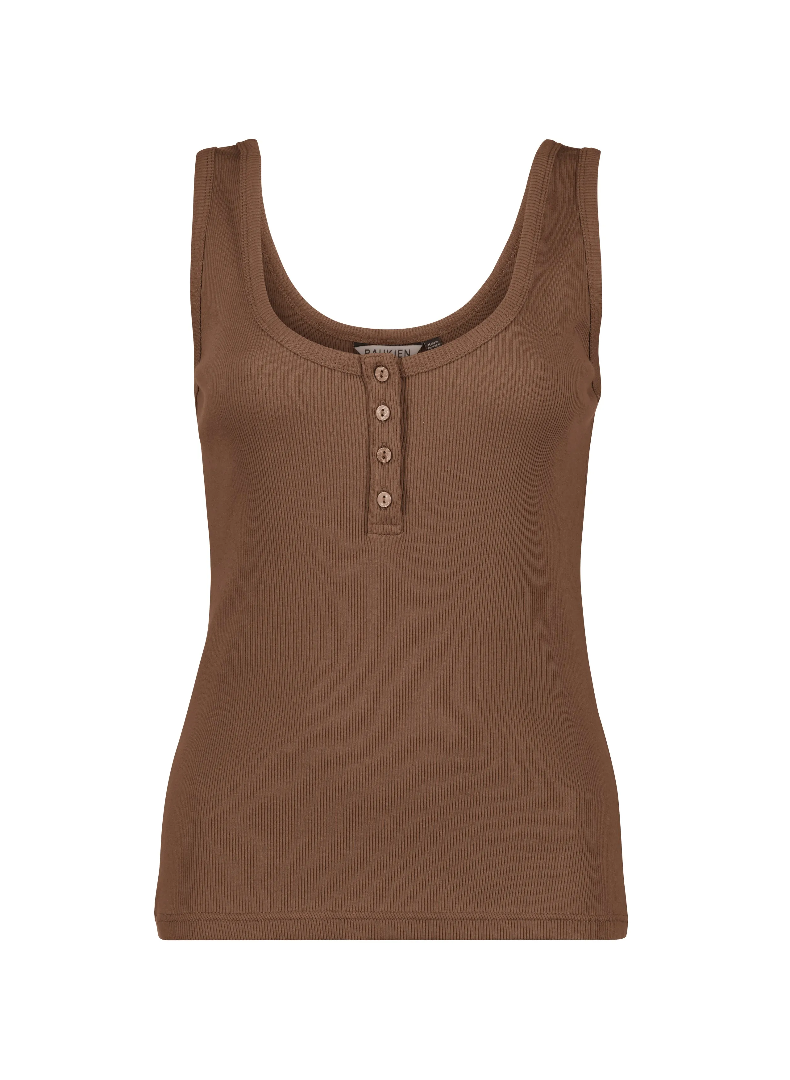 Baukjen Essentials Organic Cotton Henley Tank