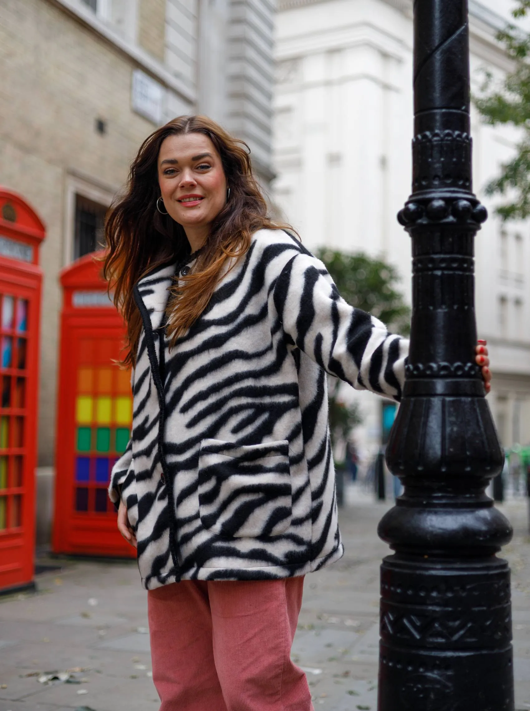 BCZELESTE fleece jacket - Zebra