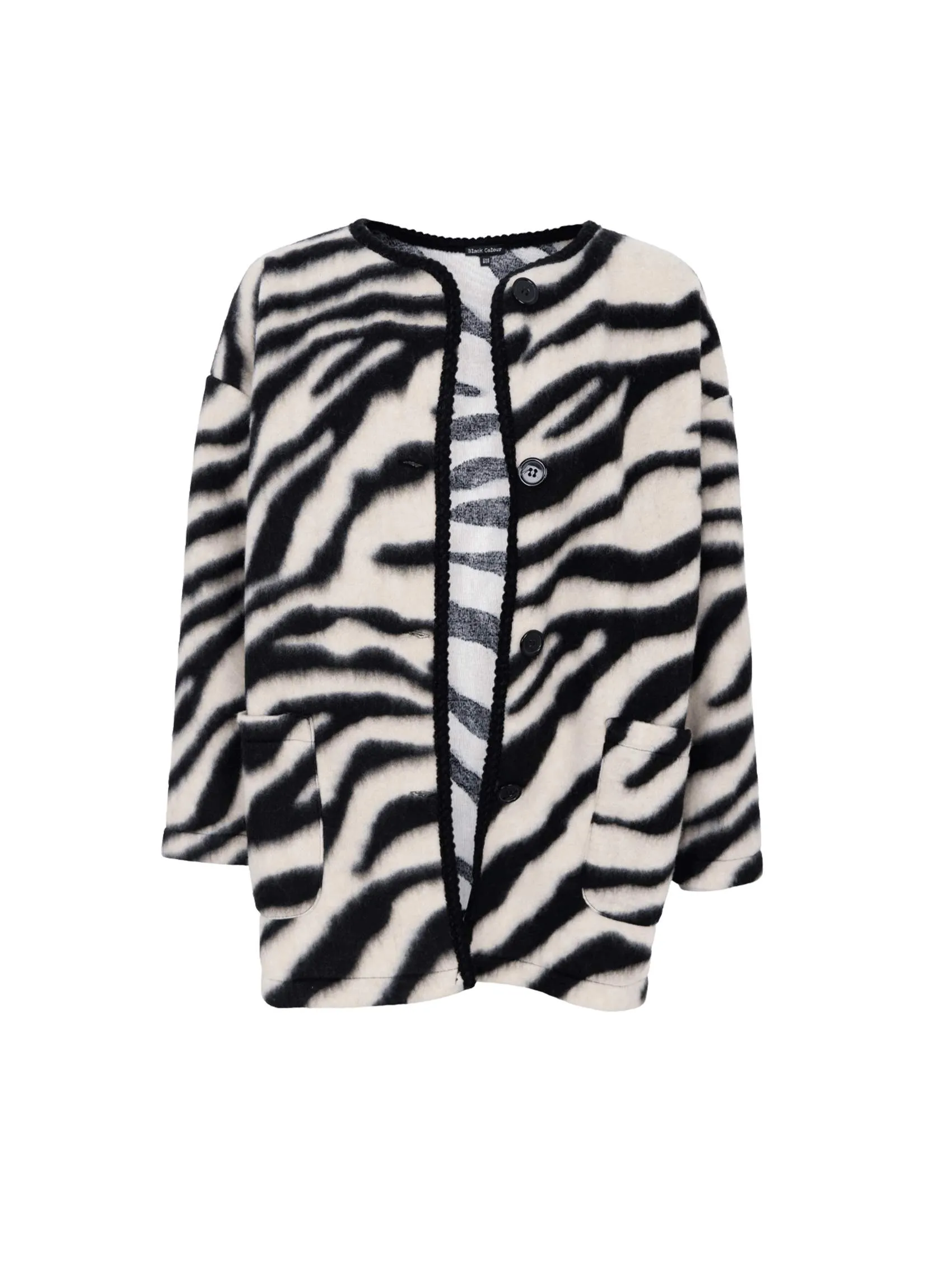 BCZELESTE fleece jacket - Zebra