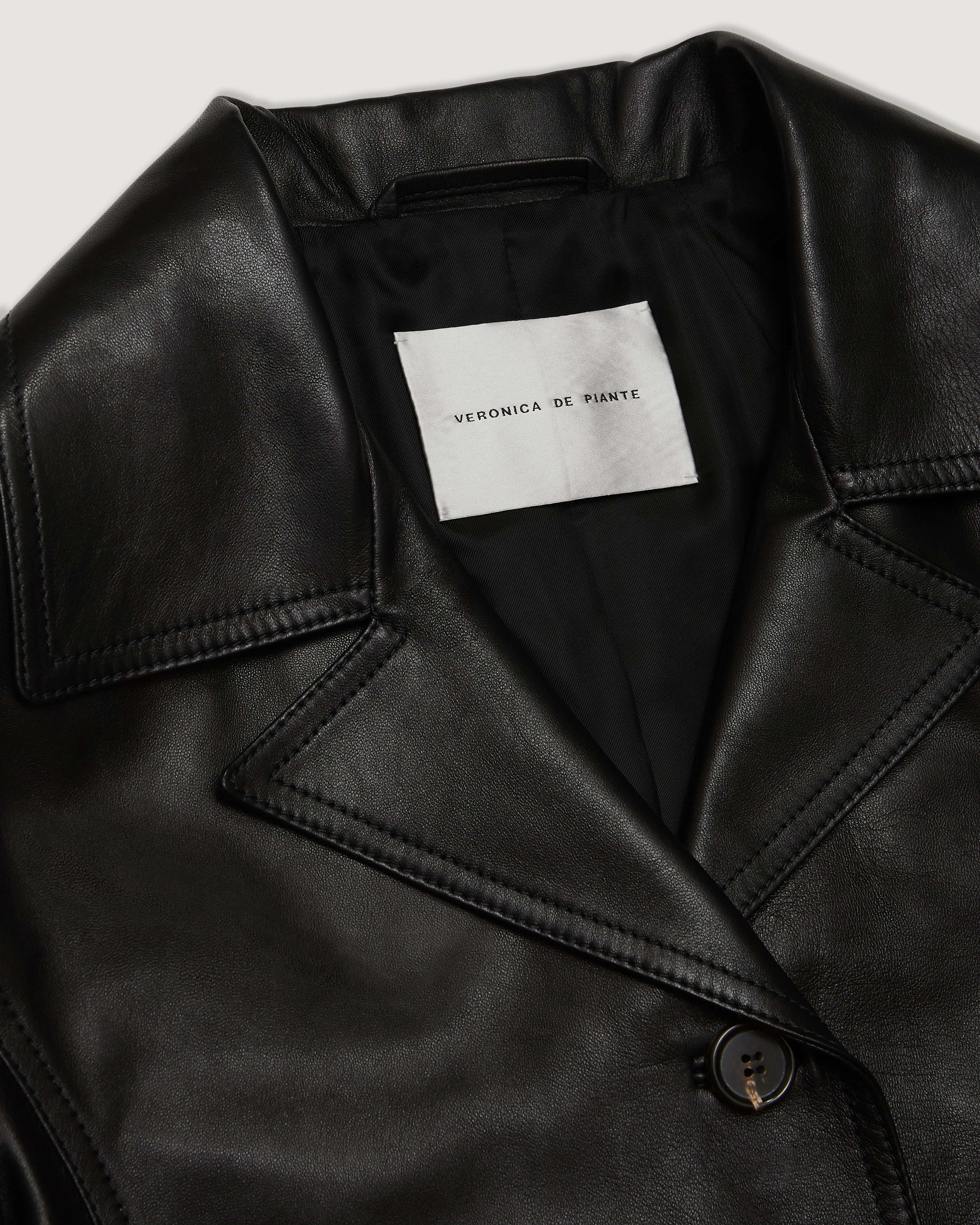 Blaire Jacket in Nappa Leather, Black