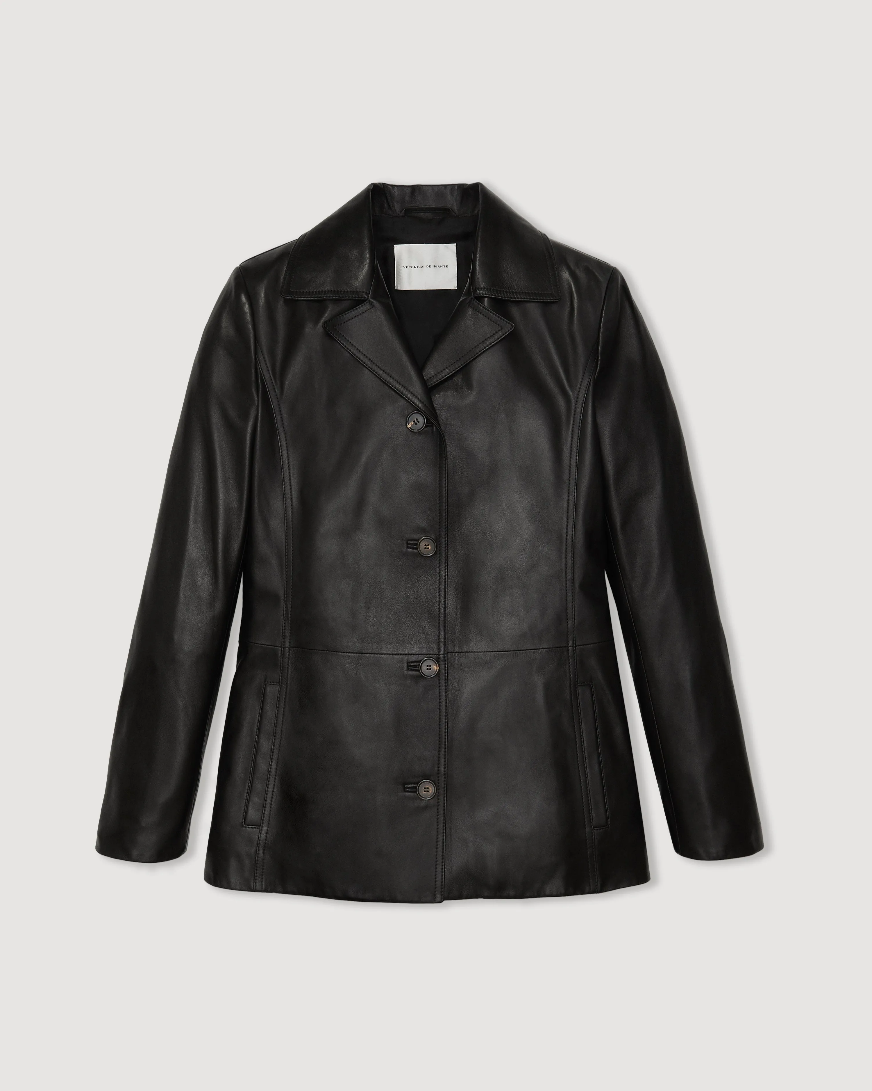 Blaire Jacket in Nappa Leather, Black