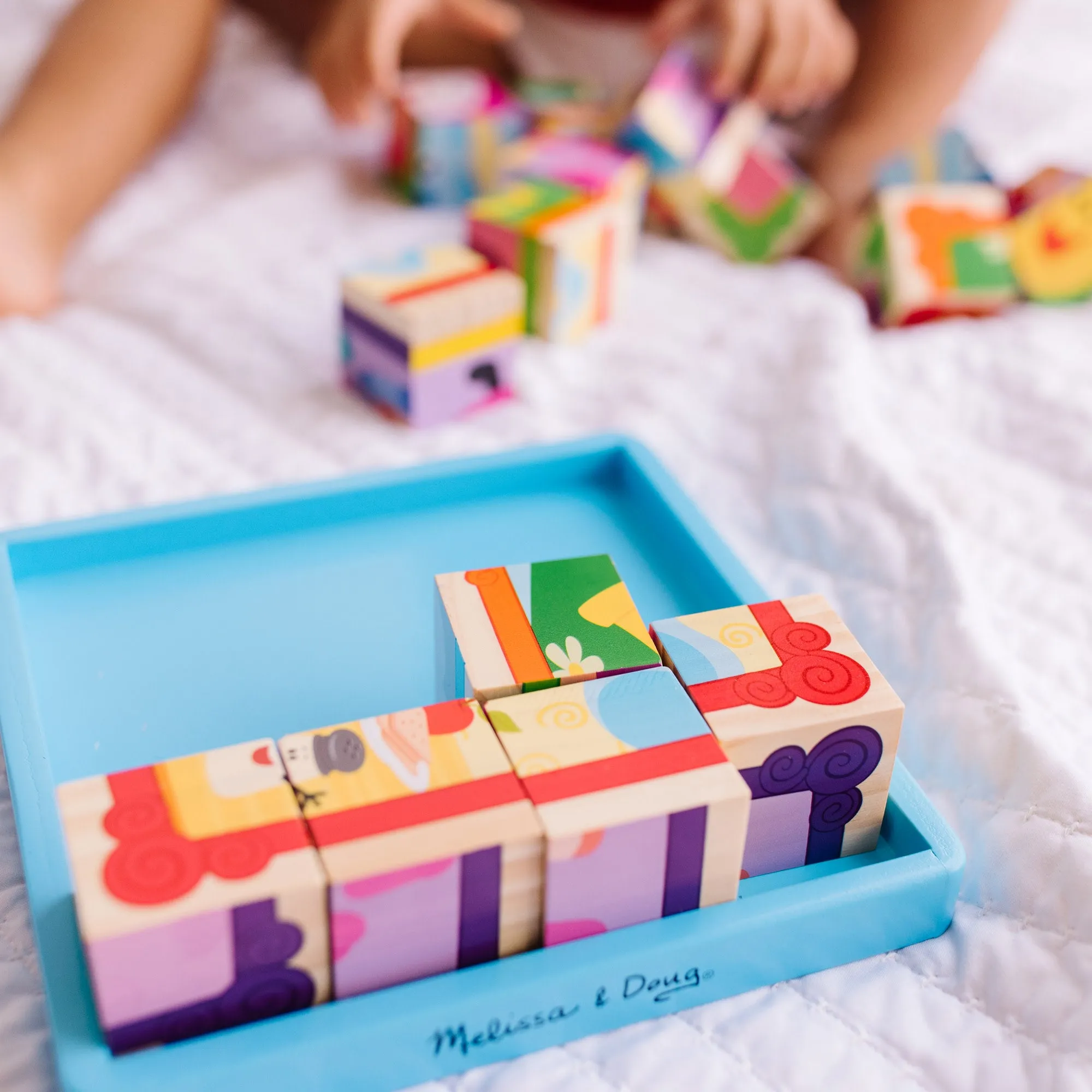 Blue's Clues & You! Wooden Cube Puzzle - 16 Pieces