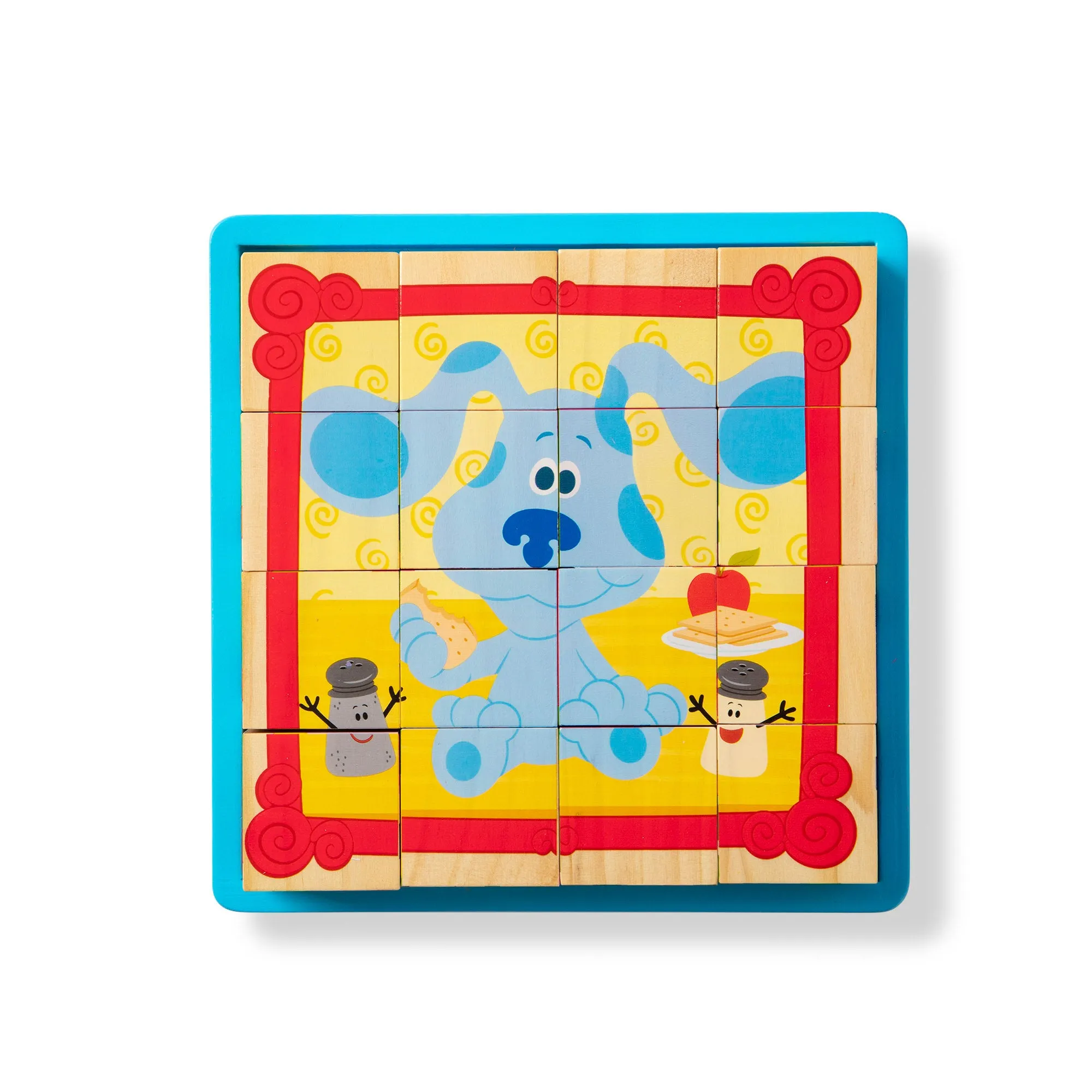 Blue's Clues & You! Wooden Cube Puzzle - 16 Pieces