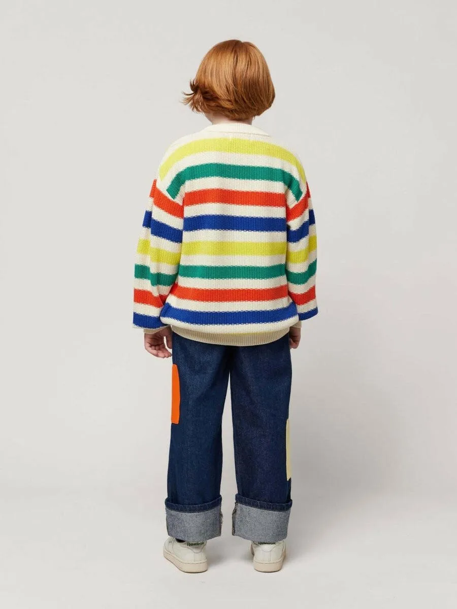 Bobo Choses Multicolor Stripes jumper