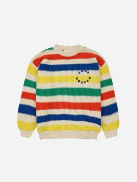 Bobo Choses Multicolor Stripes jumper