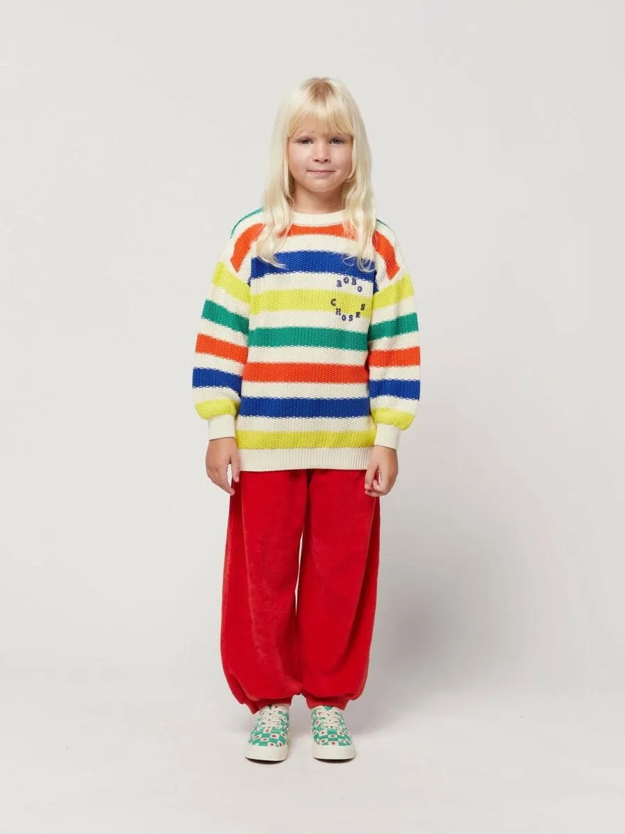 Bobo Choses Multicolor Stripes jumper