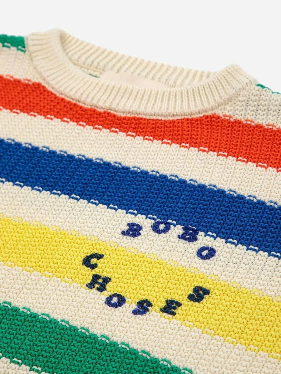 Bobo Choses Multicolor Stripes jumper