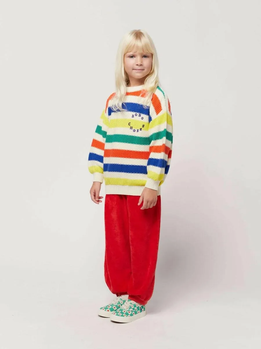 Bobo Choses Multicolor Stripes jumper