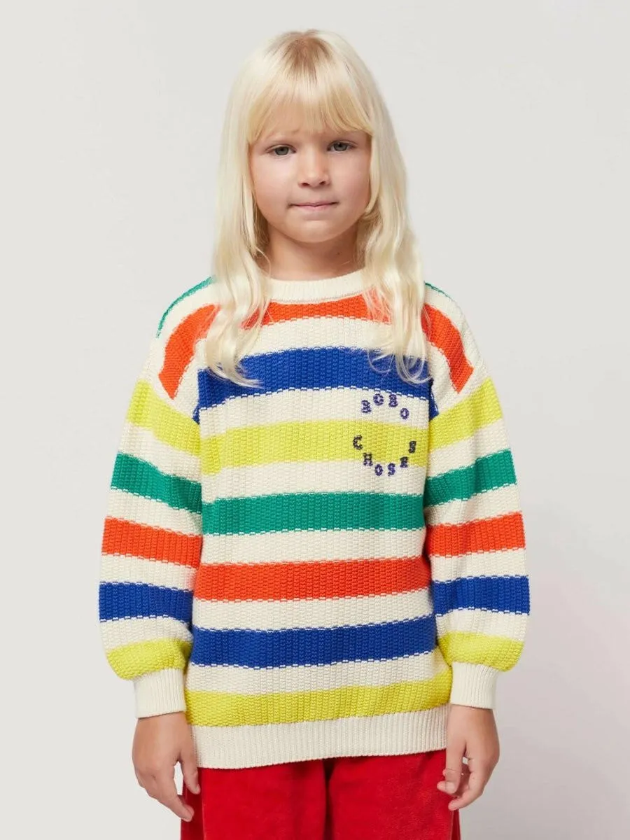 Bobo Choses Multicolor Stripes jumper