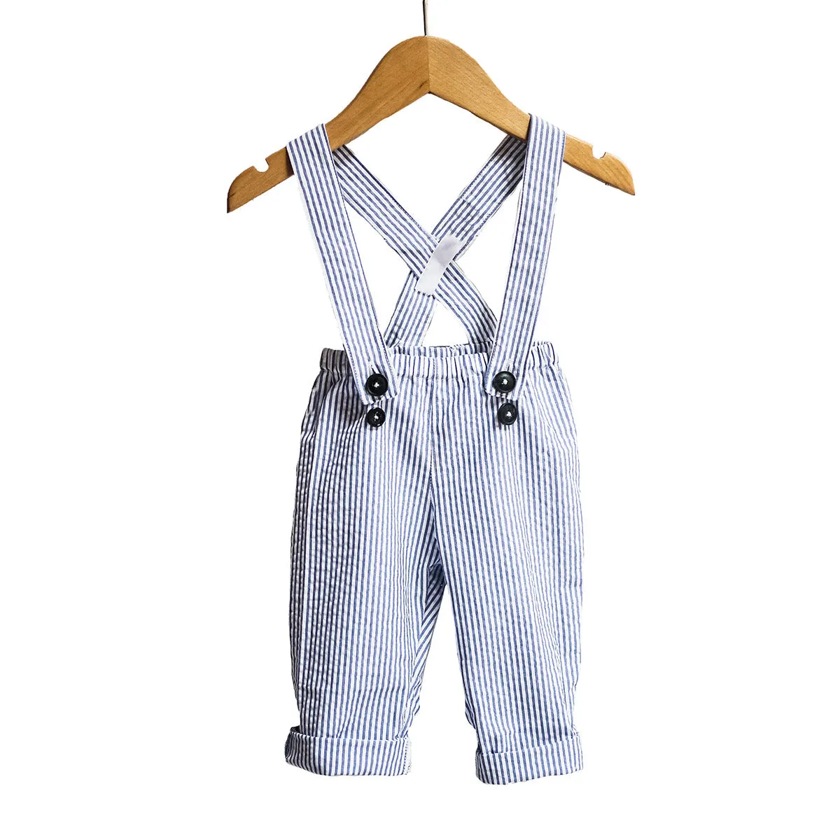 BRIGHTON Pants/shorty with Suspenders - 6M/4Y- Paper Sewing Pattern