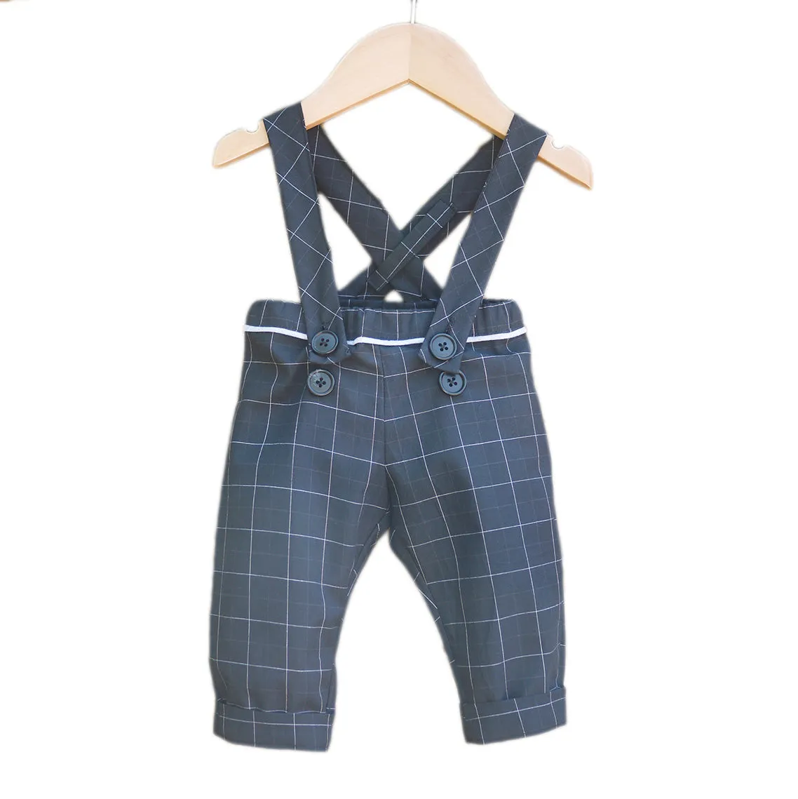 BRIGHTON Pants/shorty with Suspenders - 6M/4Y - PDF Sewing Pattern