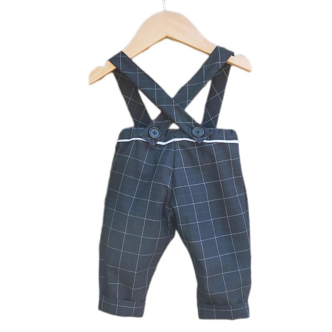 BRIGHTON Pants/shorty with Suspenders - 6M/4Y - PDF Sewing Pattern