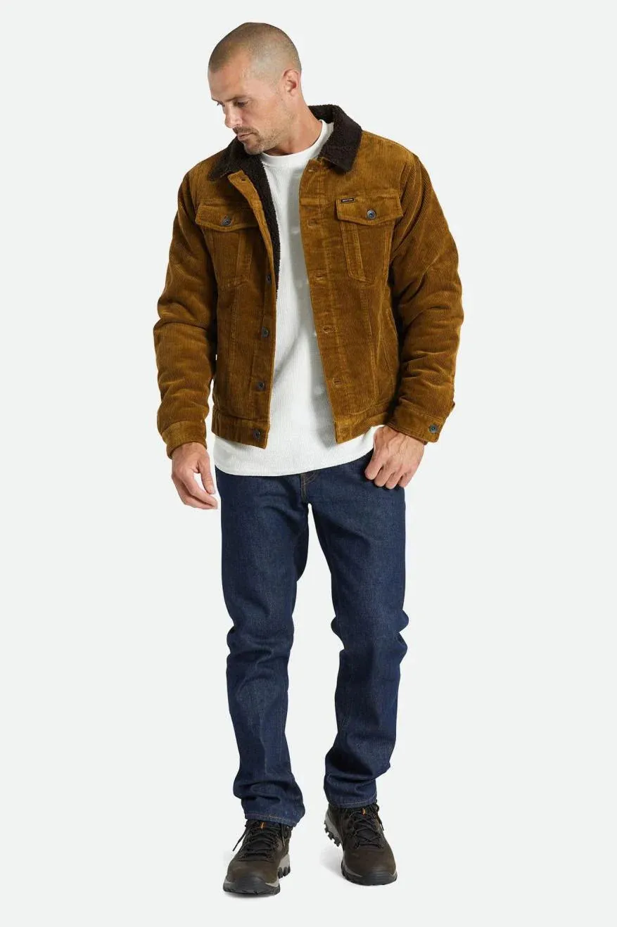 BRIXTON Cable Sherpa Lined Trucker Jacket