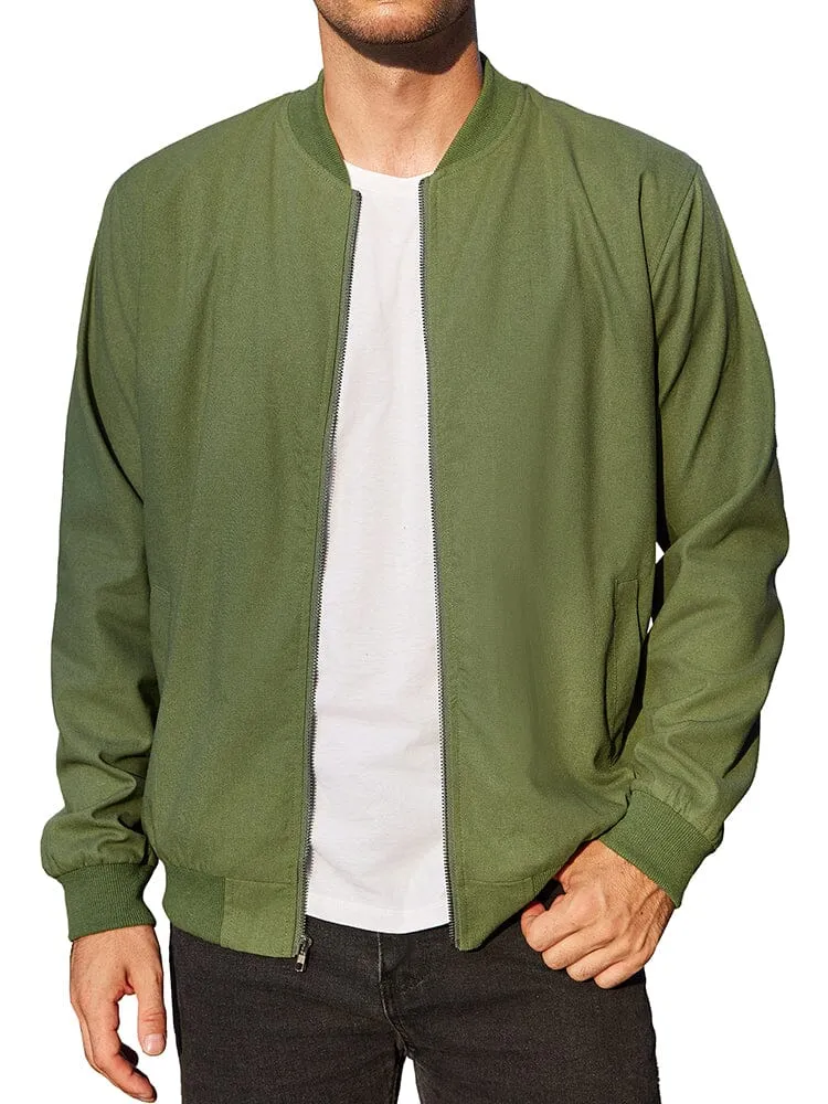 Casual Lightweight Bomber Jacket (US Only)