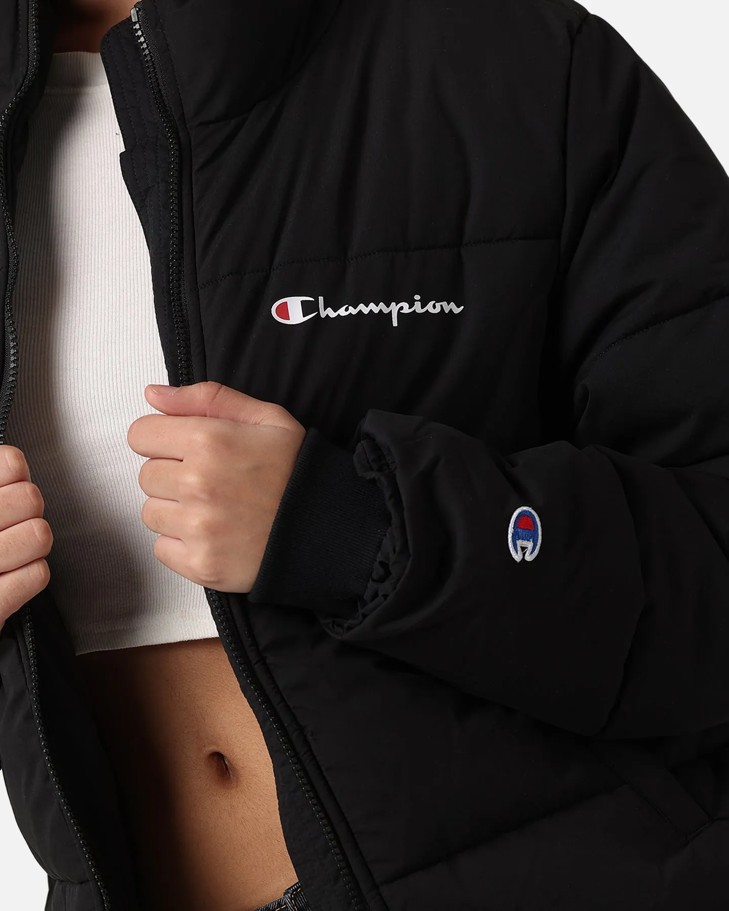 Champion Women's Rochester Puffer Jacket Black