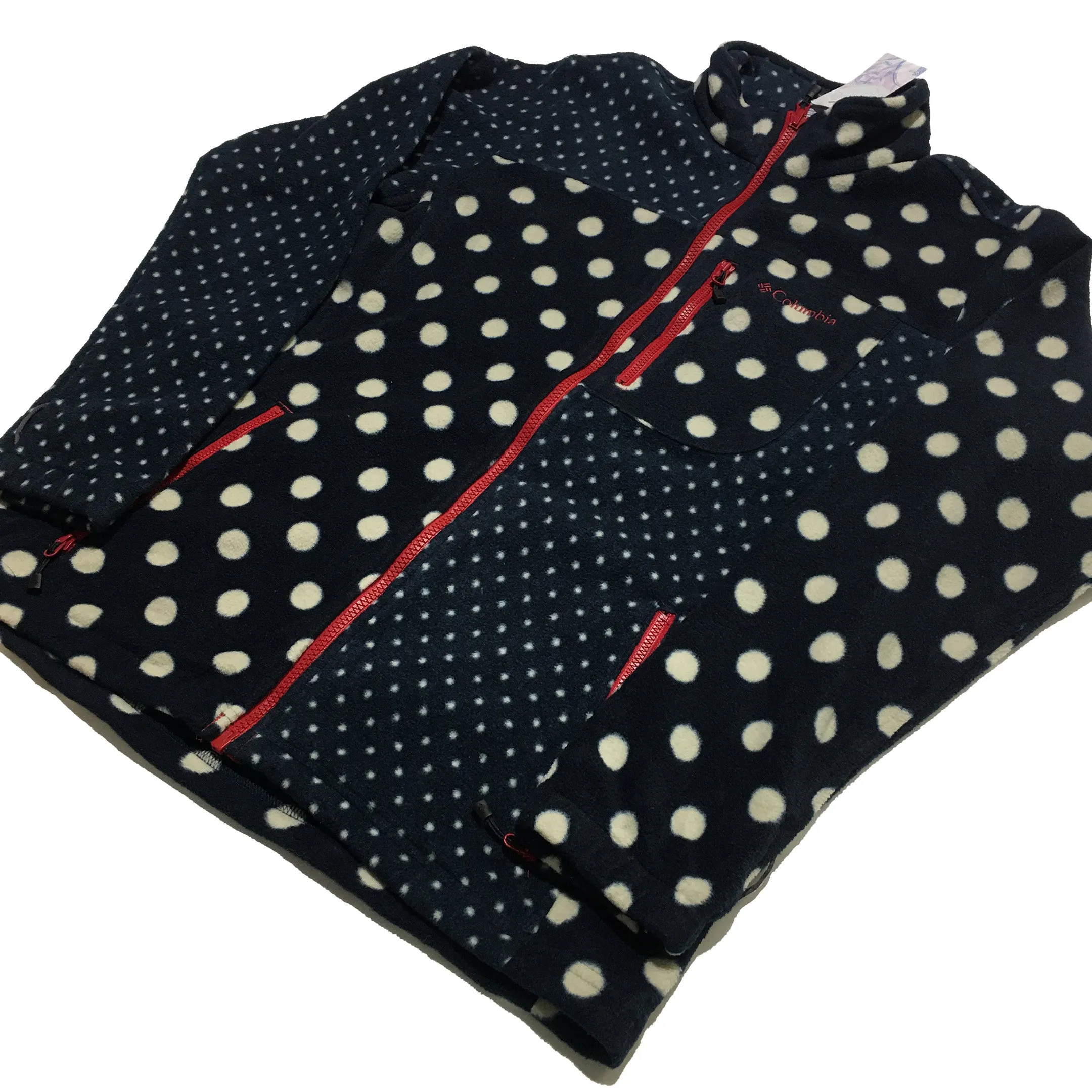 Columbia Dot Pattern Block Fleece Jacket