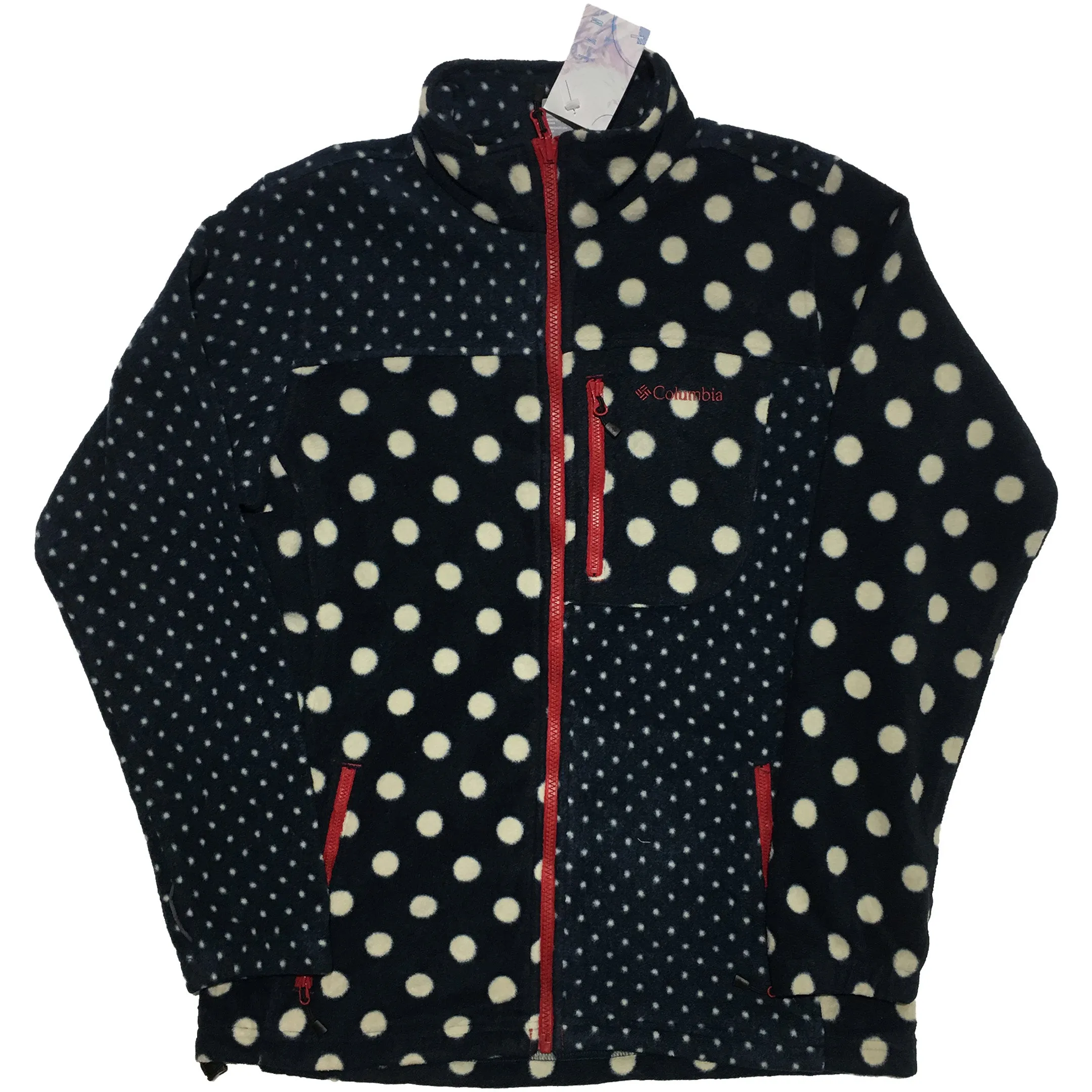 Columbia Dot Pattern Block Fleece Jacket