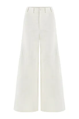 Contrast Top Stitching Pants (Final Sale)