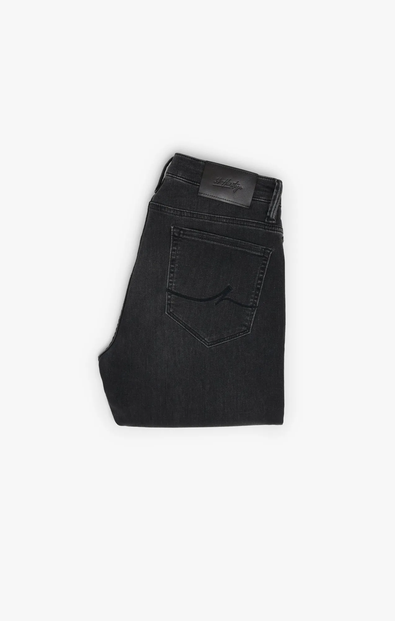 Courage Straight Leg Jeans In Dark Smoke Refined