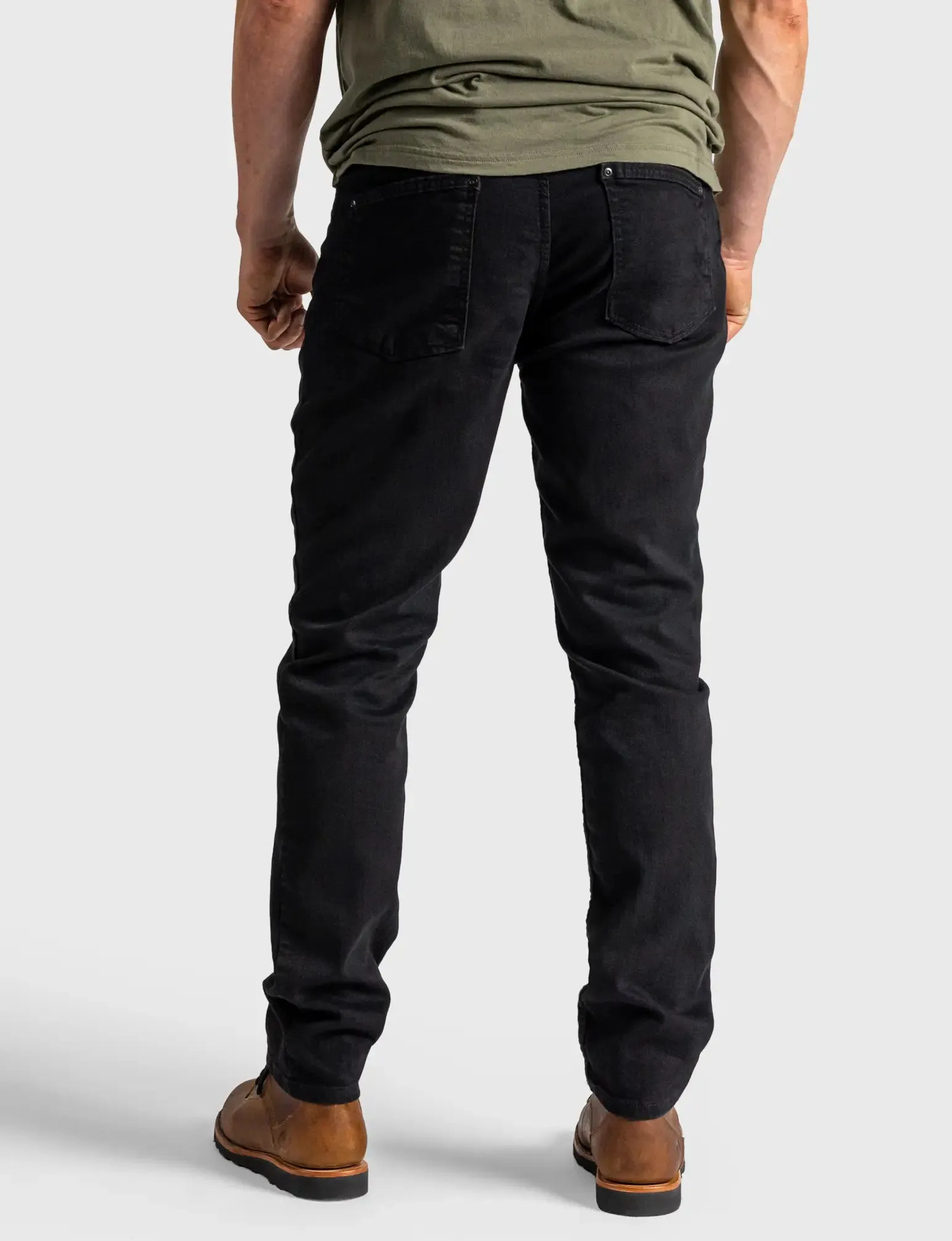 DELTA FLEX JEANS - TAPER - BLACK