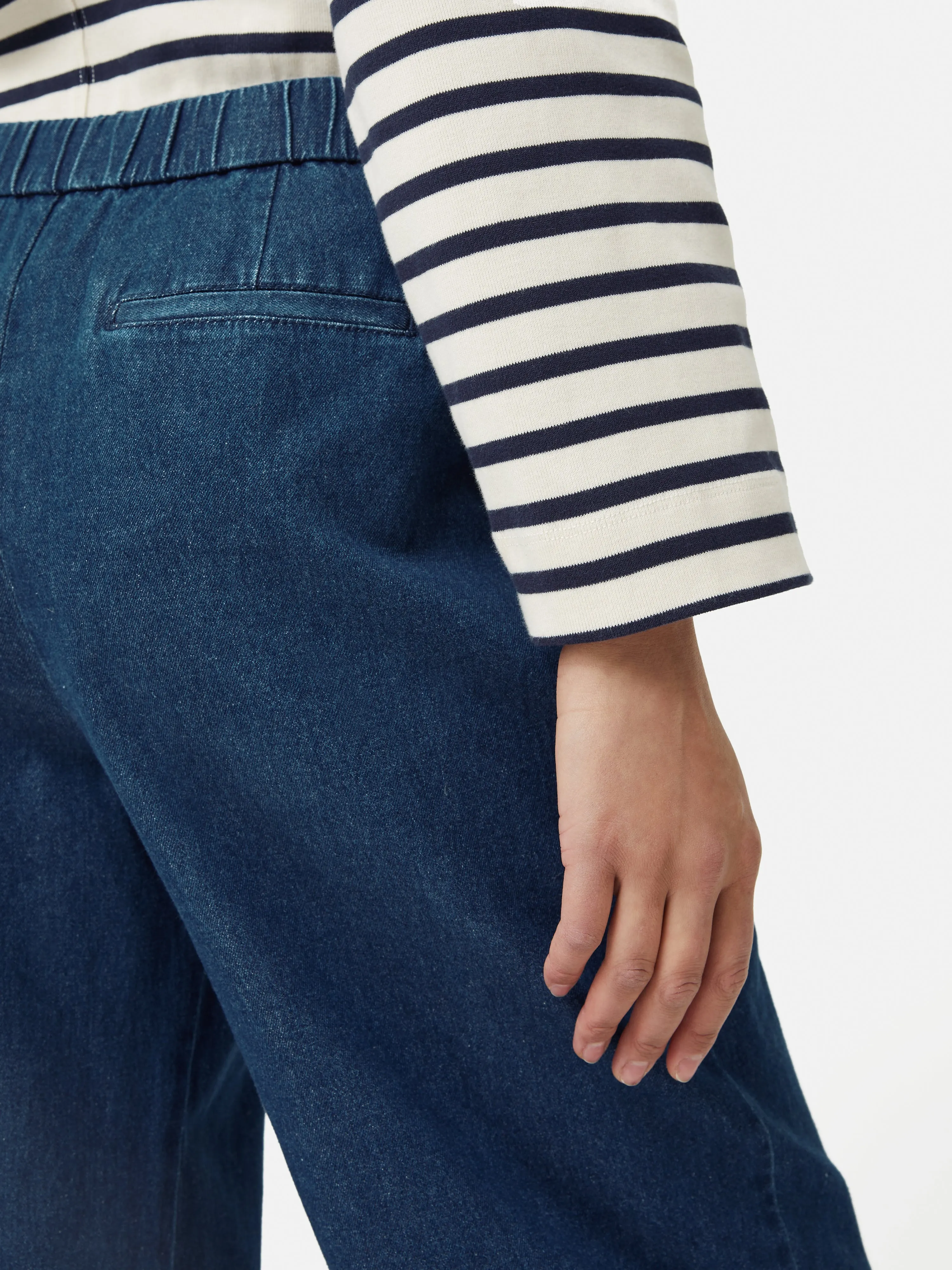 Denim Relaxed Trouser | Indigo