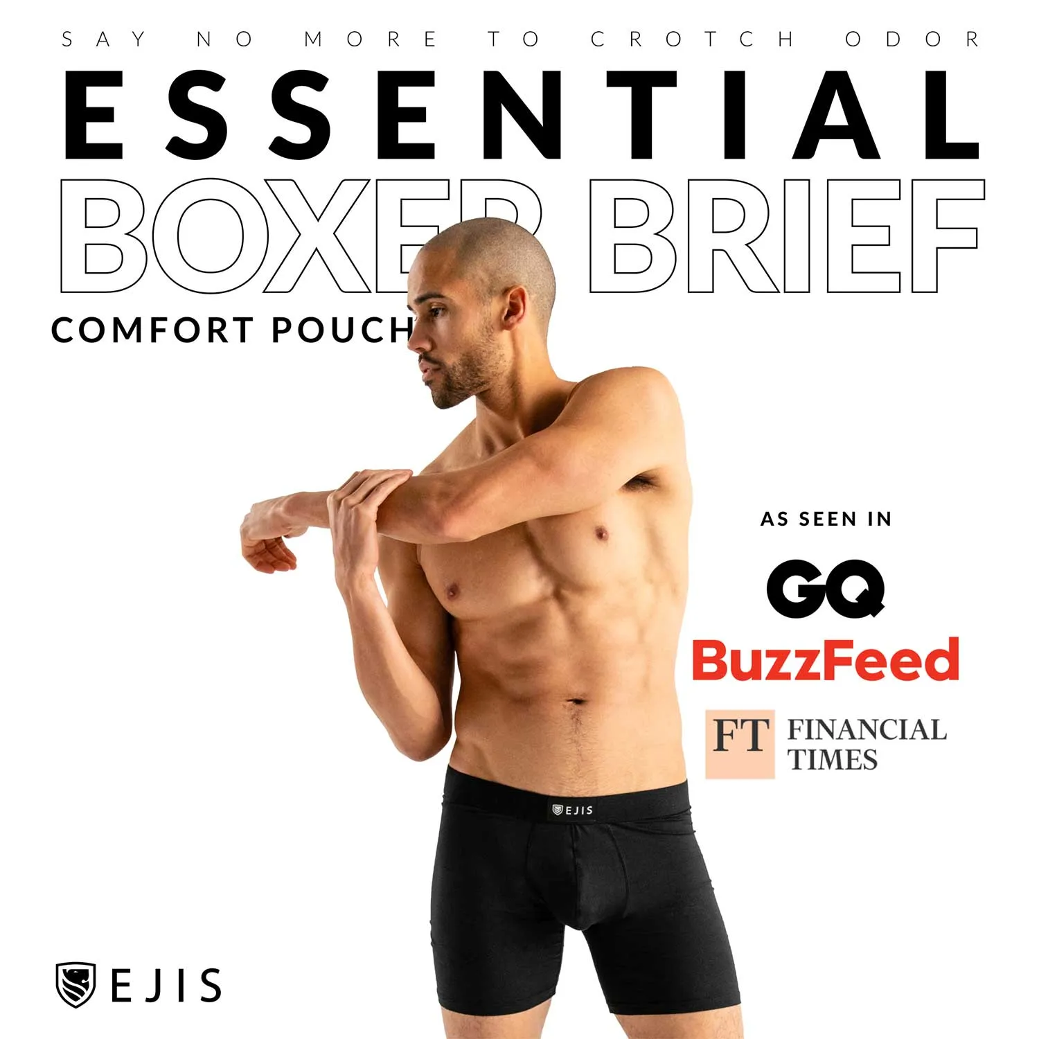 Essential Men's Boxer Briefs with Pouch - Mix 9-Pack