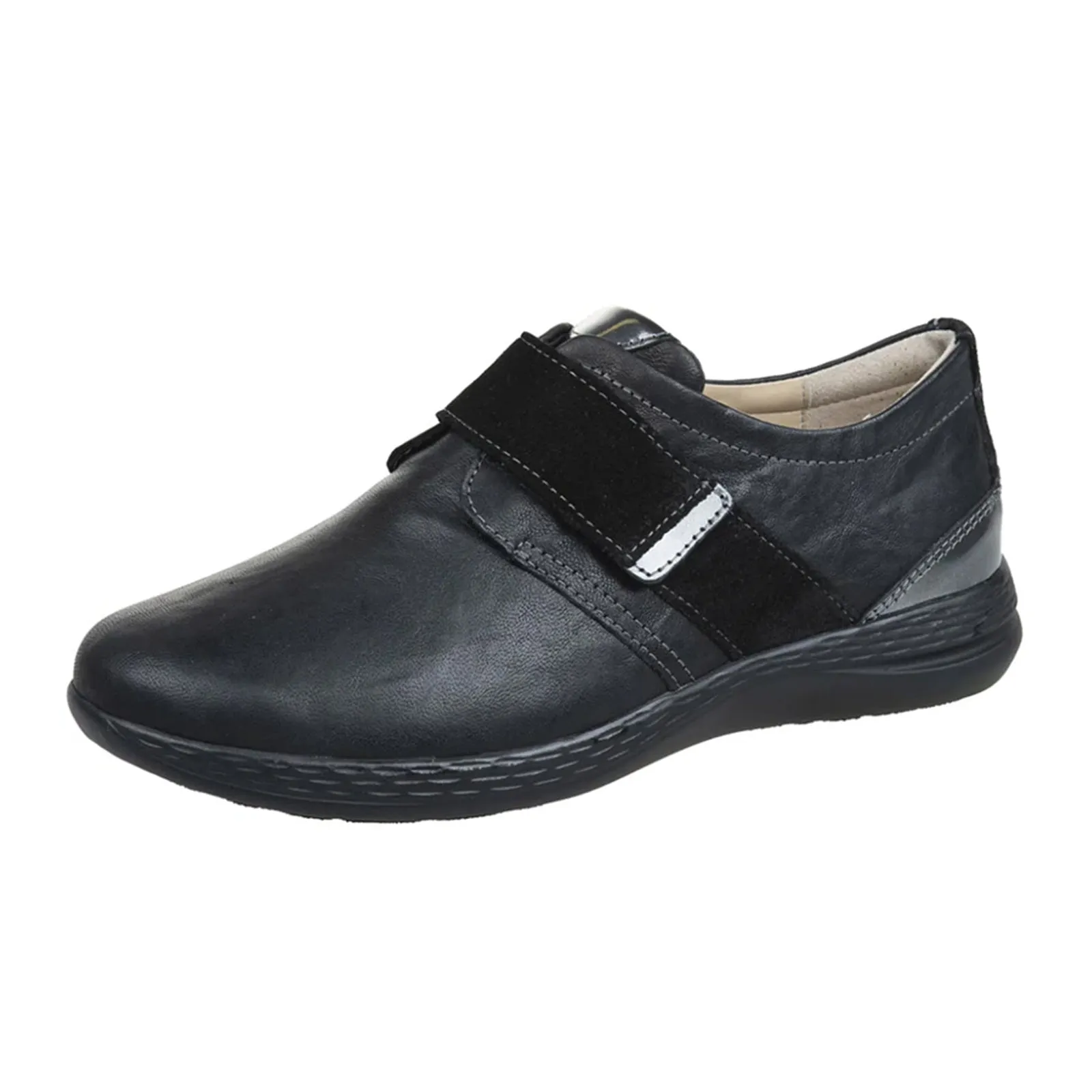 Fidelio Masha Wide Slip On (Women) - Black Rocky