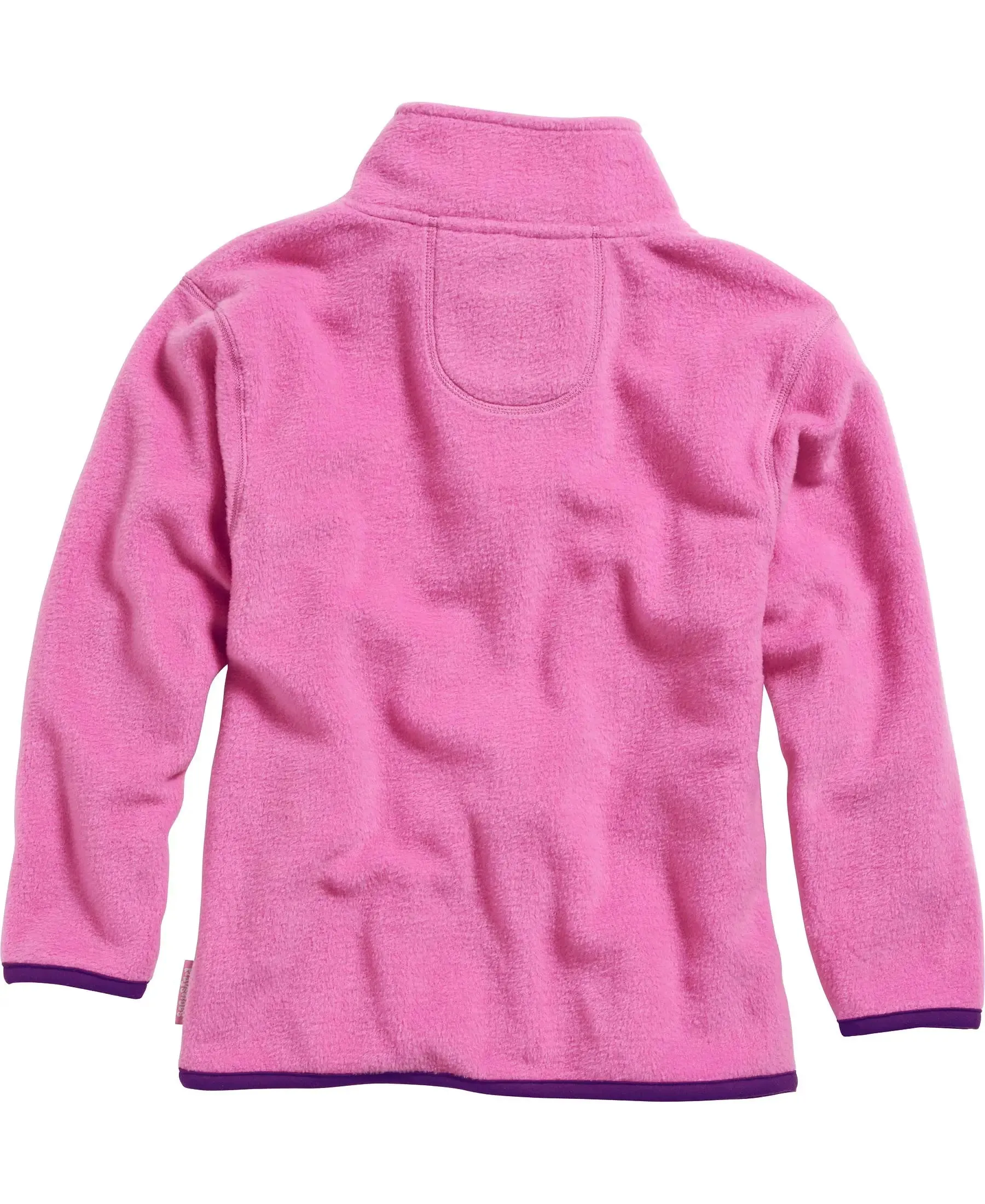 Fleece Jacket: Pink with Contrasting Zipper