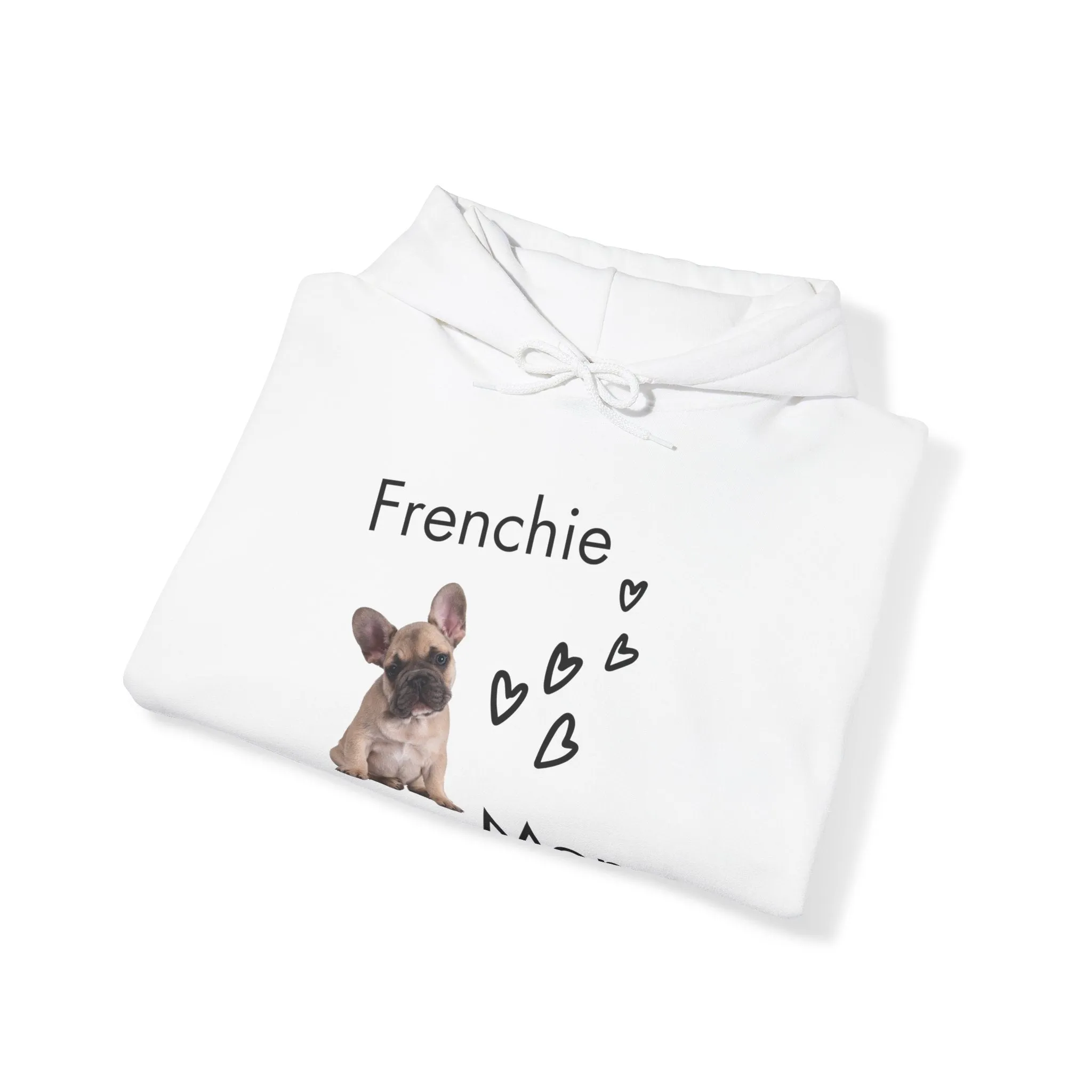 Frenchie Mom Hoodie, Cotton Sweatshirt for Dog Mom