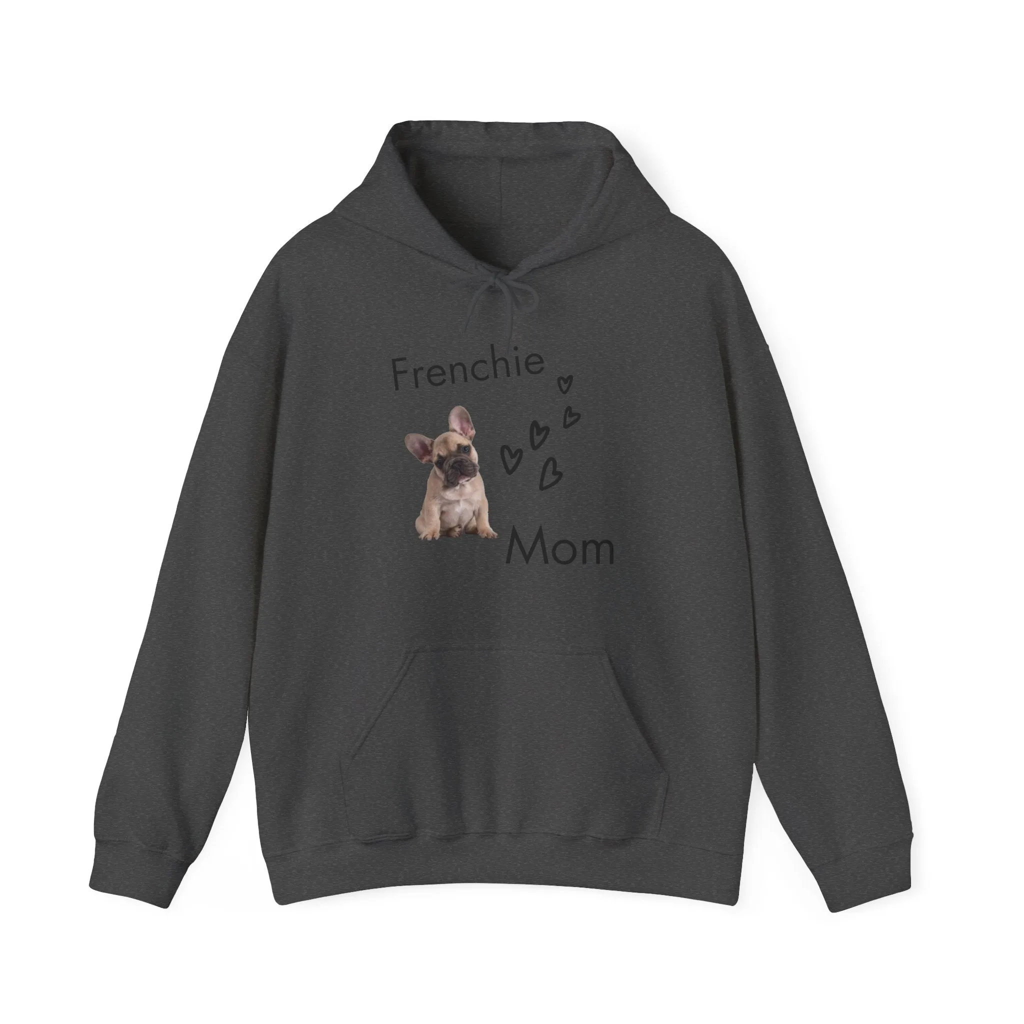 Frenchie Mom Hoodie, Cotton Sweatshirt for Dog Mom