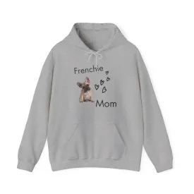 Frenchie Mom Hoodie, Cotton Sweatshirt for Dog Mom