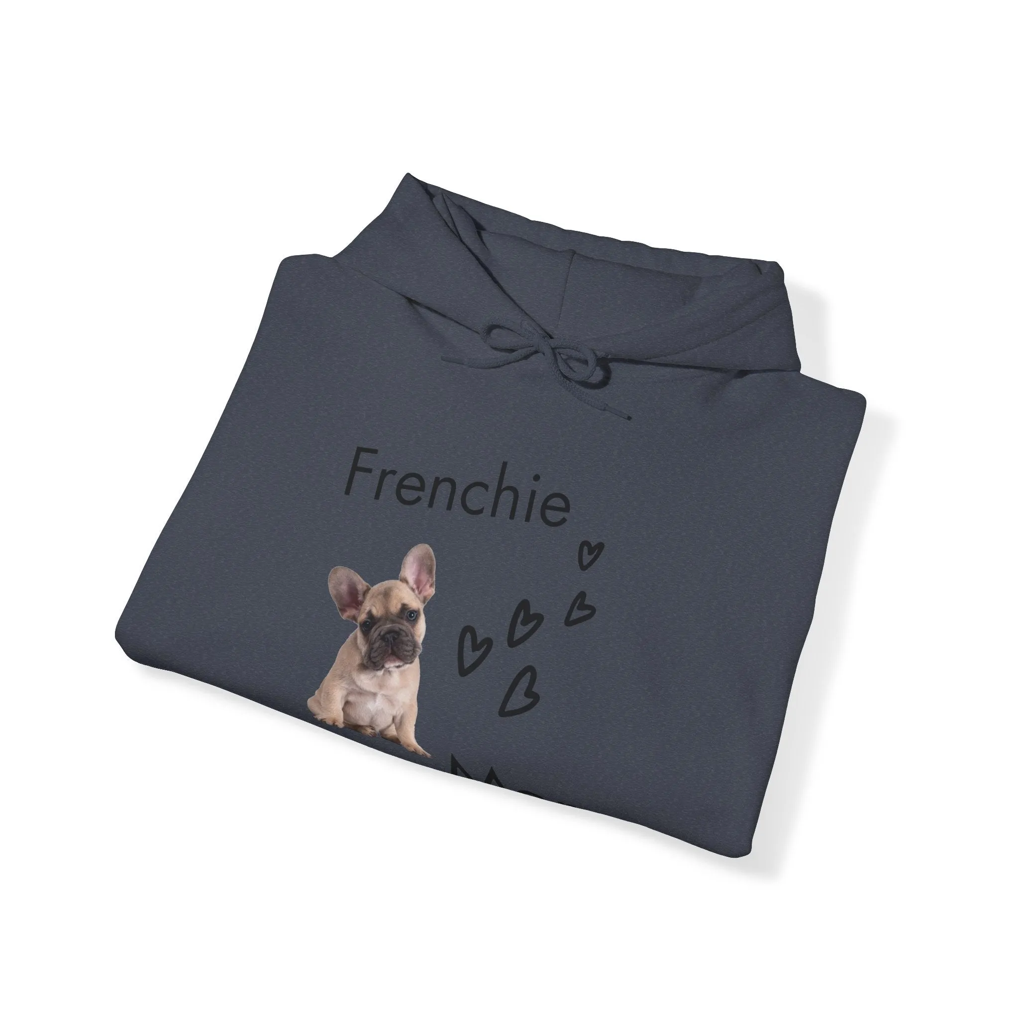 Frenchie Mom Hoodie, Cotton Sweatshirt for Dog Mom