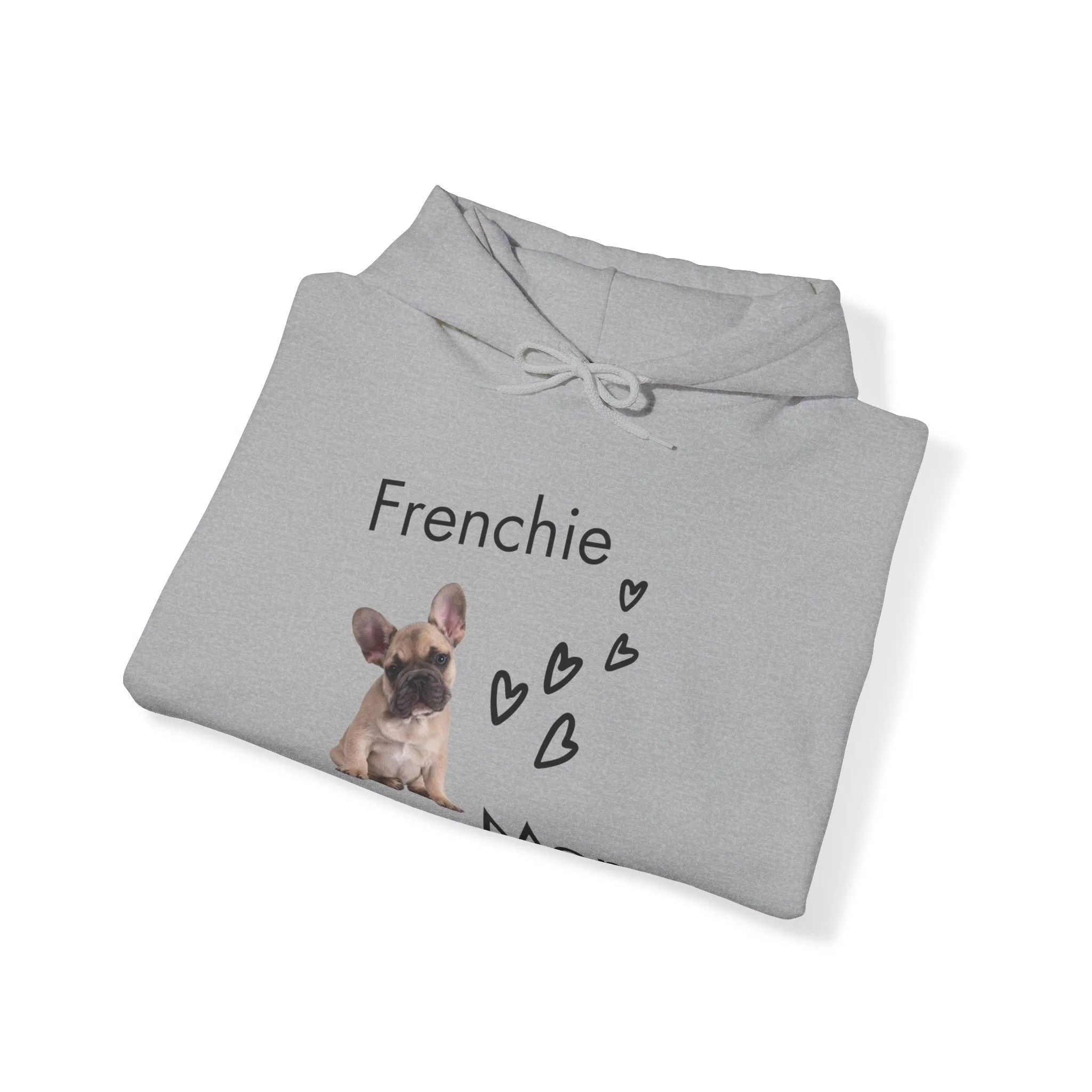 Frenchie Mom Hoodie, Cotton Sweatshirt for Dog Mom