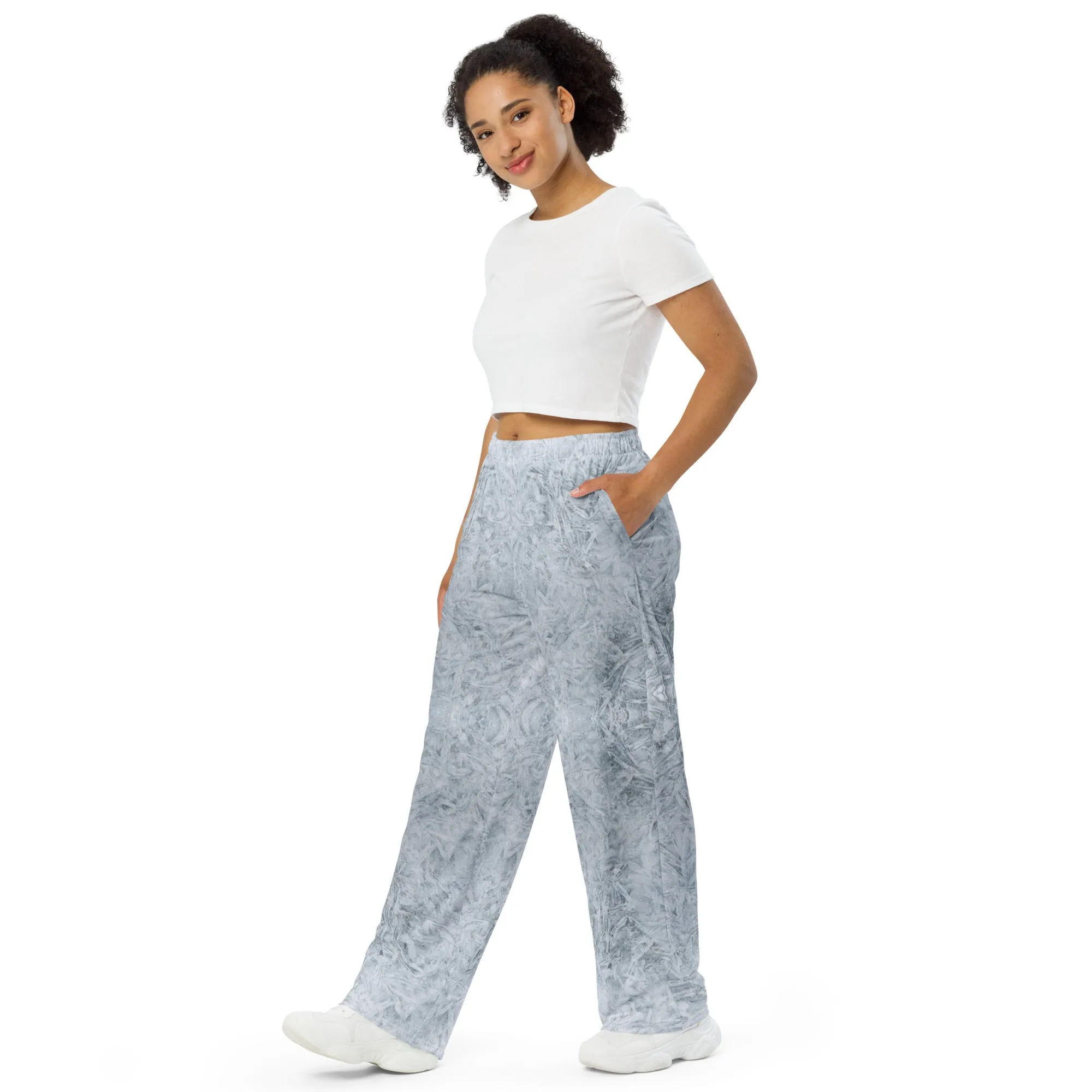 Frosty Unisex Wide-leg Pants