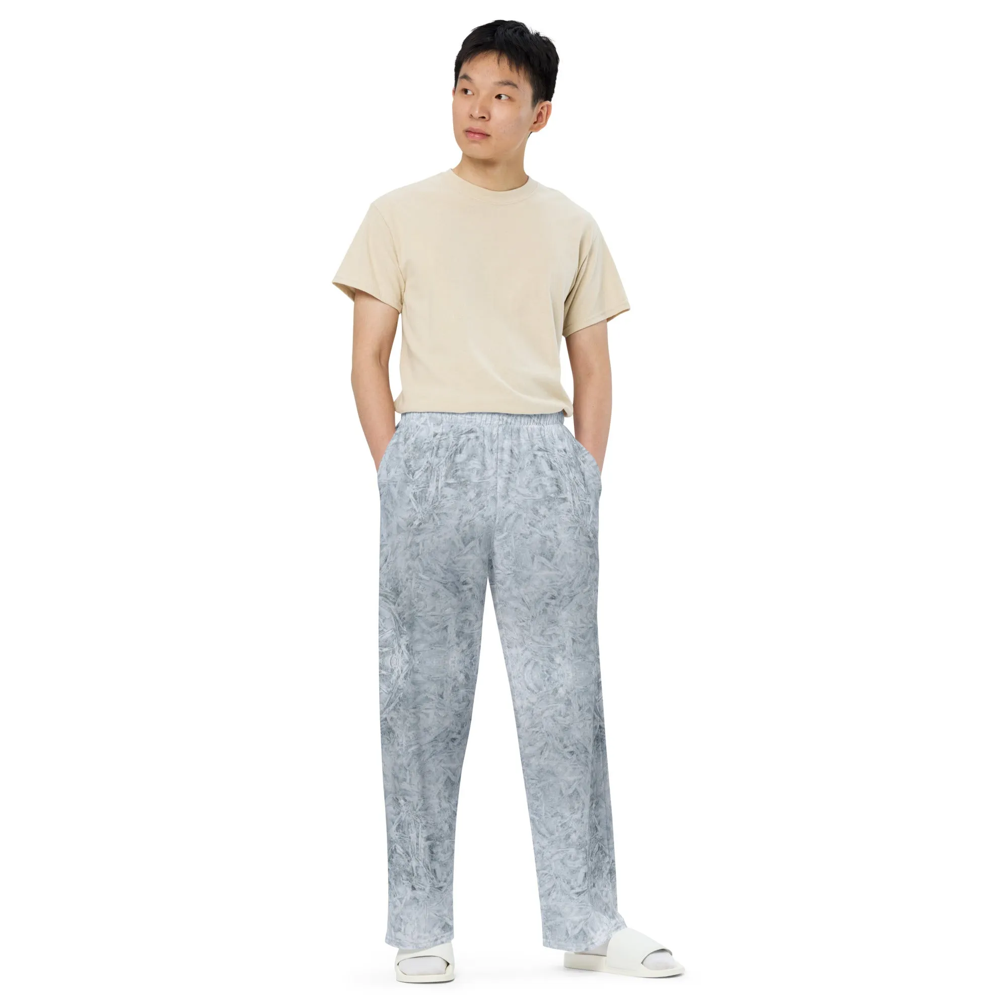 Frosty Unisex Wide-leg Pants