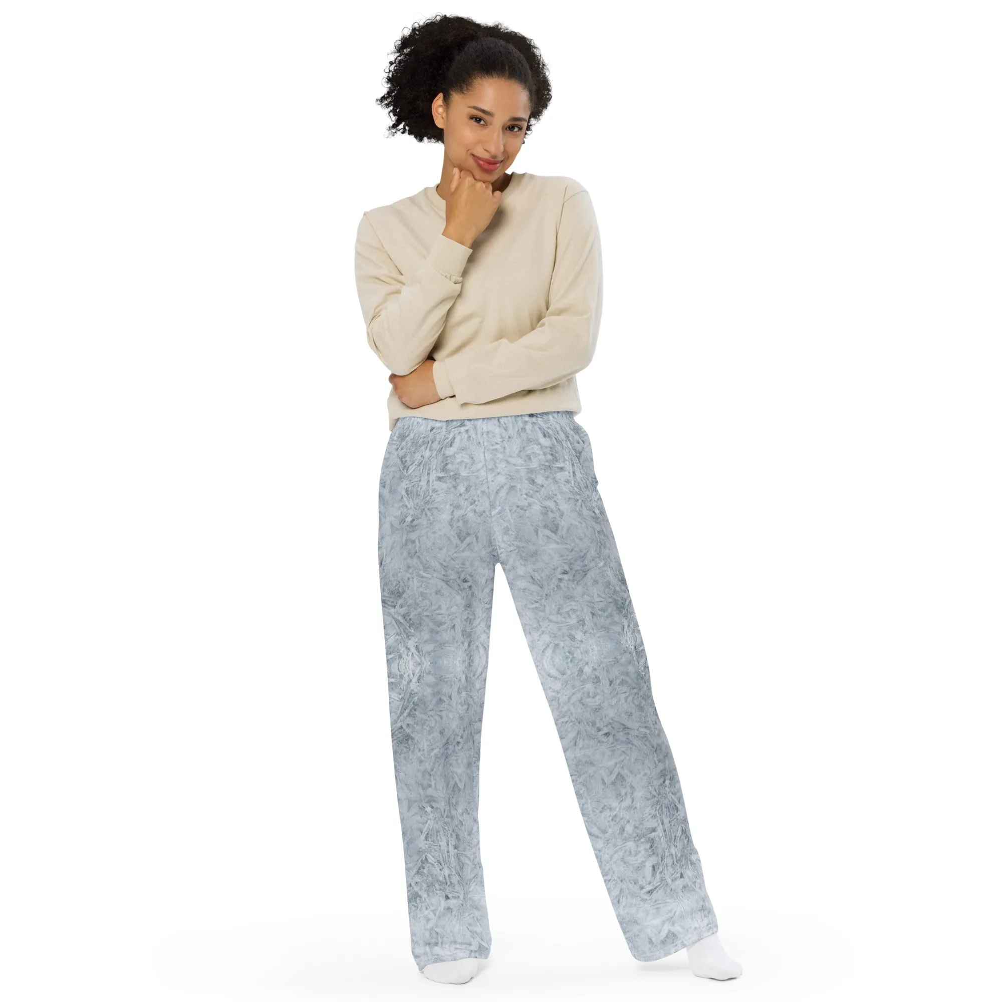 Frosty Unisex Wide-leg Pants