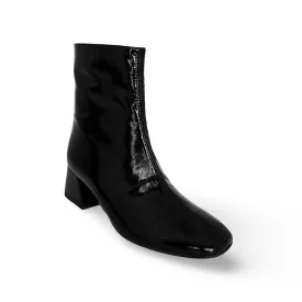 G5522 Black Patent Short Boot